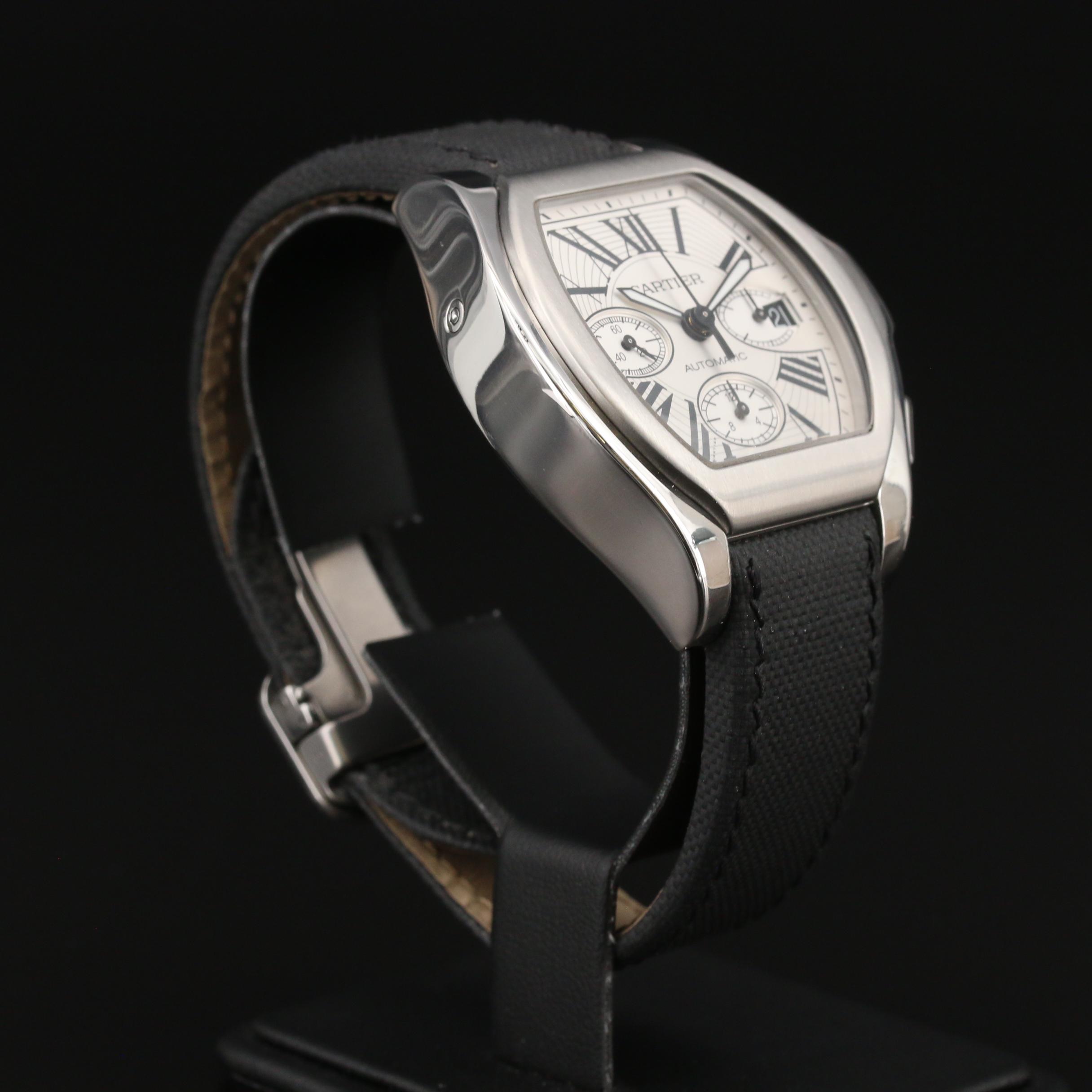 Cartier "Roadster" Chronograph Automatic Watch