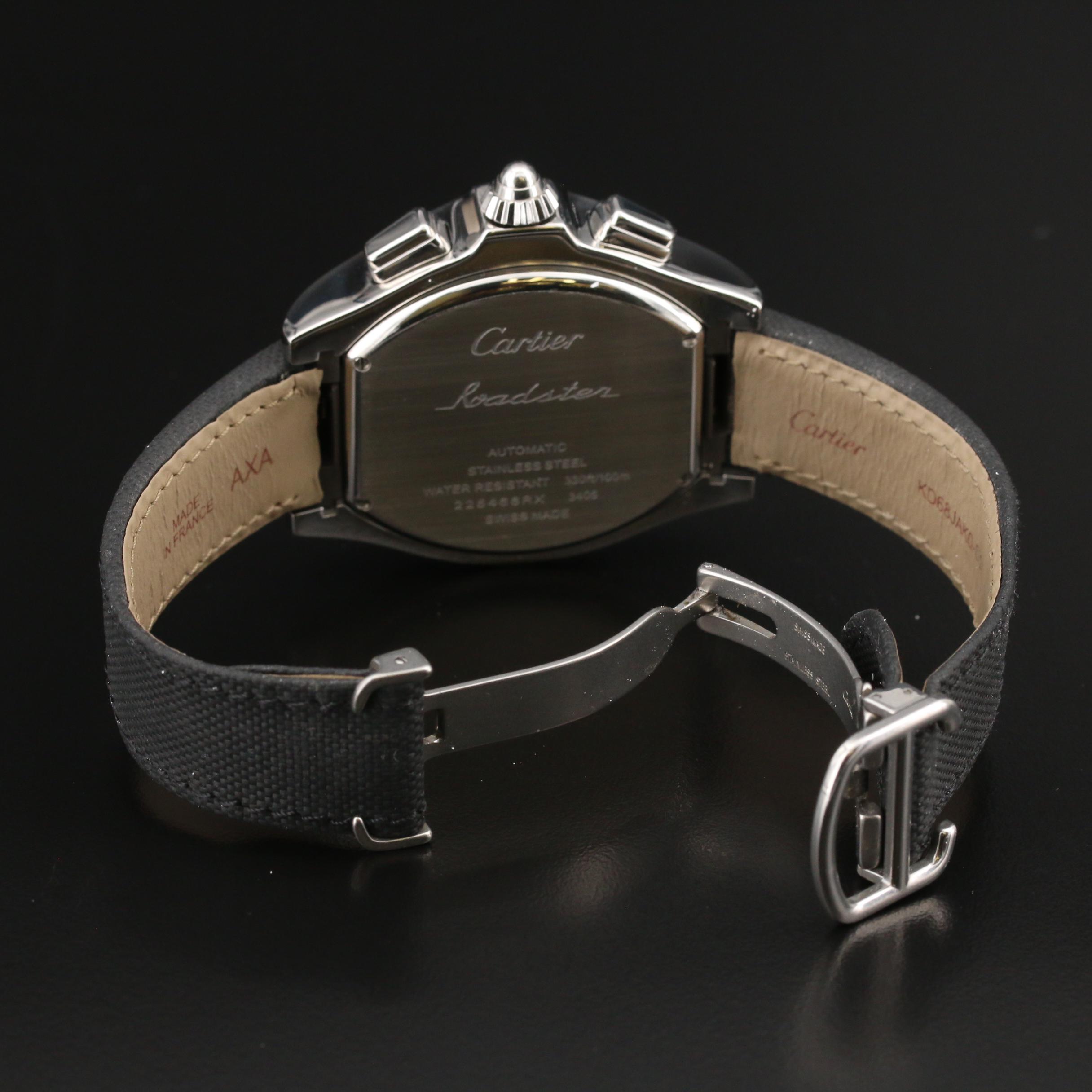 Cartier "Roadster" Chronograph Automatic Watch