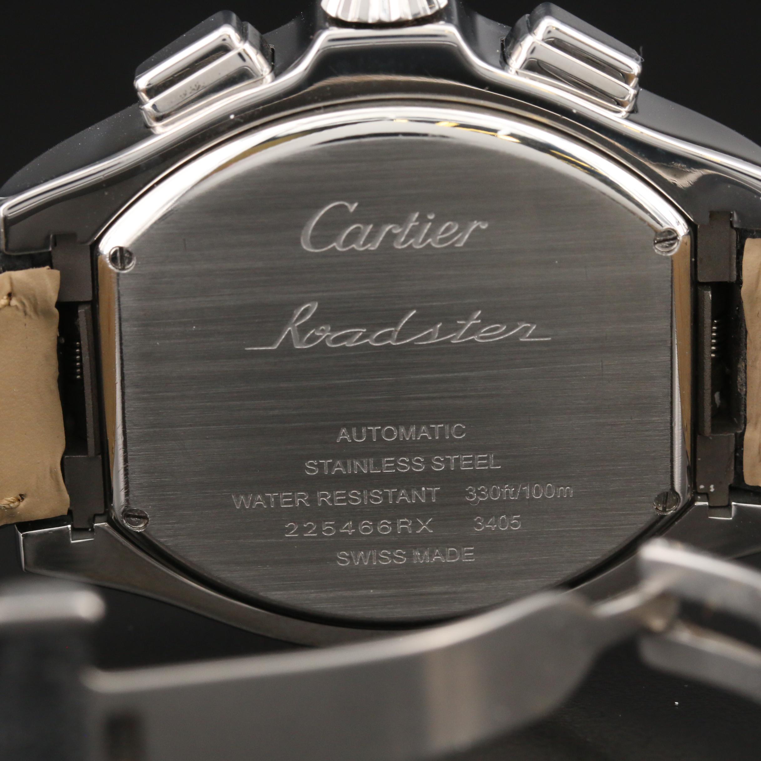 Cartier "Roadster" Chronograph Automatic Watch