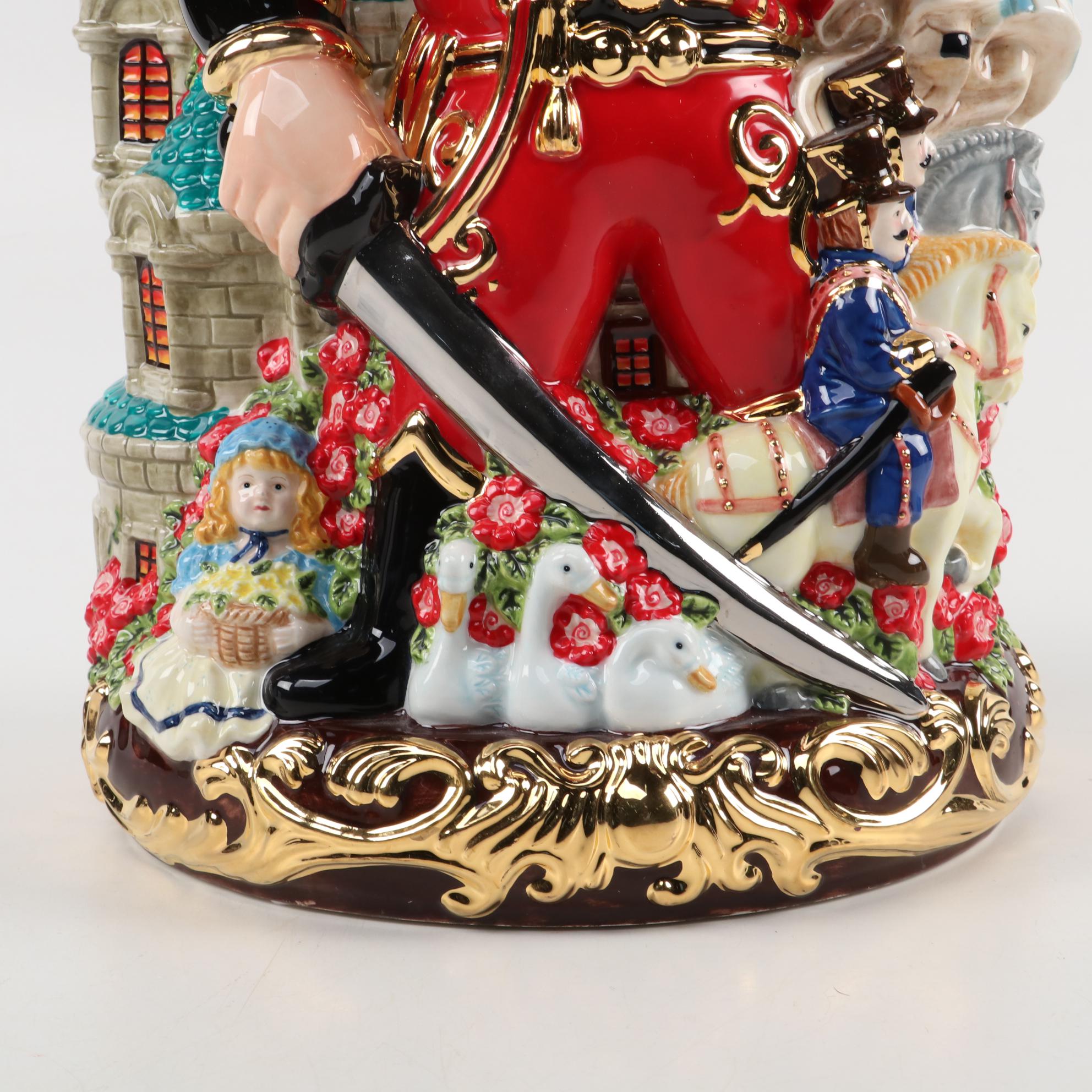 Christopher Radko "Nutcracker King" Ceramic Cookie Jar