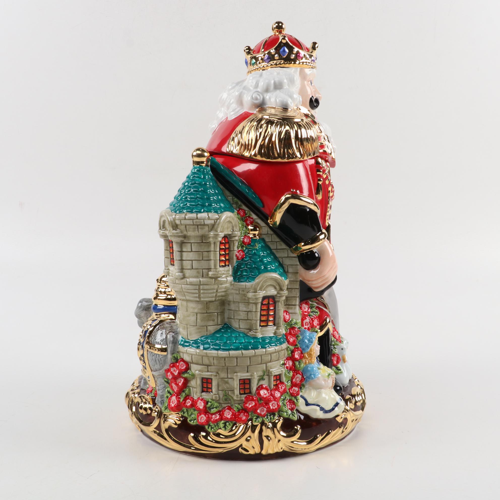 Christopher Radko "Nutcracker King" Ceramic Cookie Jar