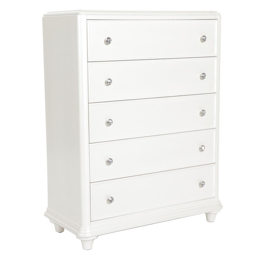 Liberty Furniture White Wooden Chest of Drawers