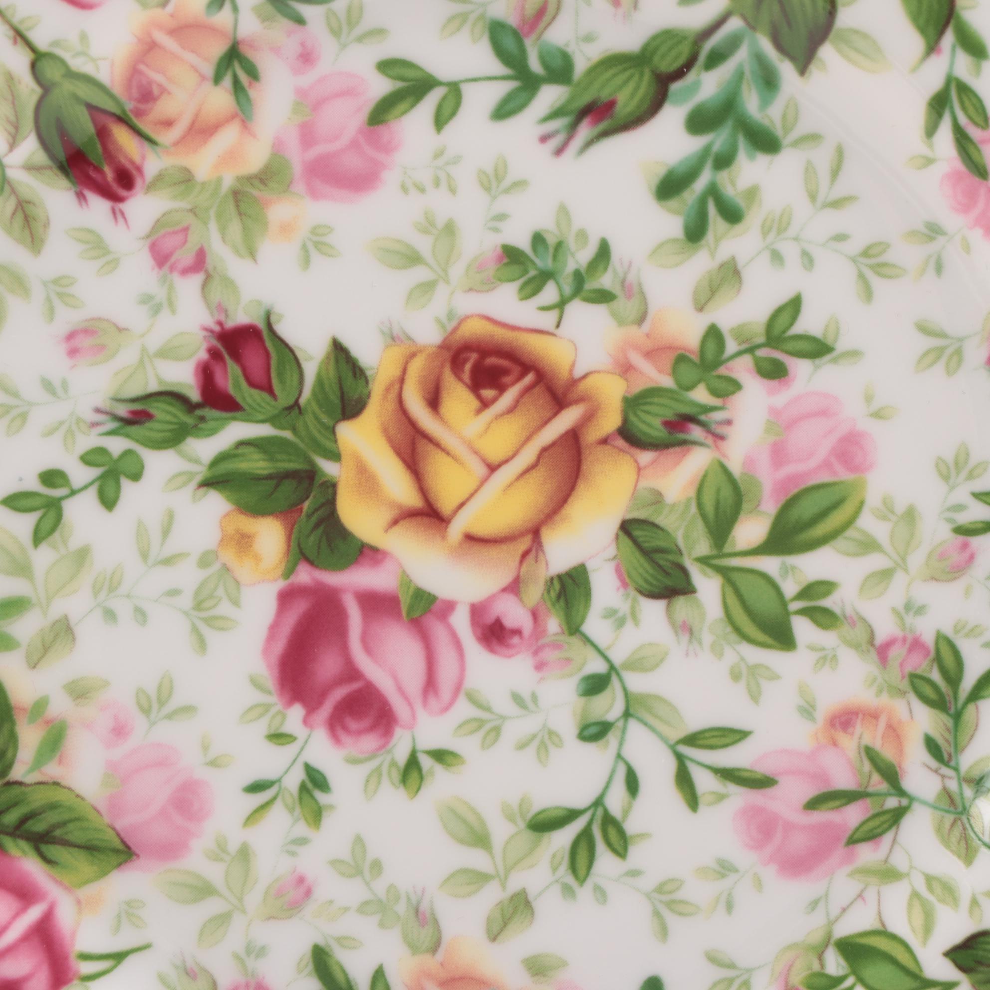 Royal Albert "Country Rose Chintz" Dessert Plates, 2010–2012