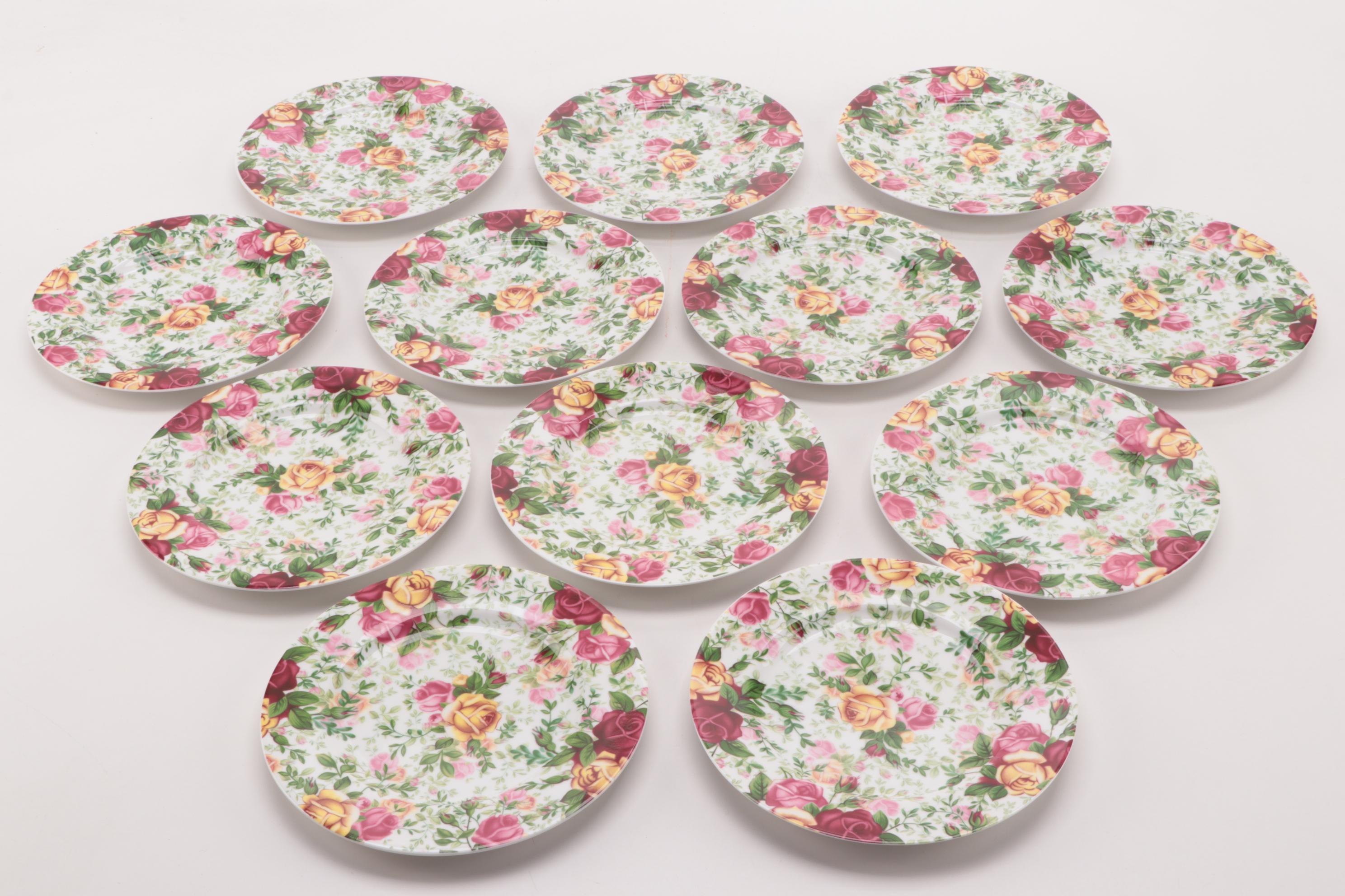 Royal Albert "Country Rose Chintz" Dessert Plates, 2010–2012