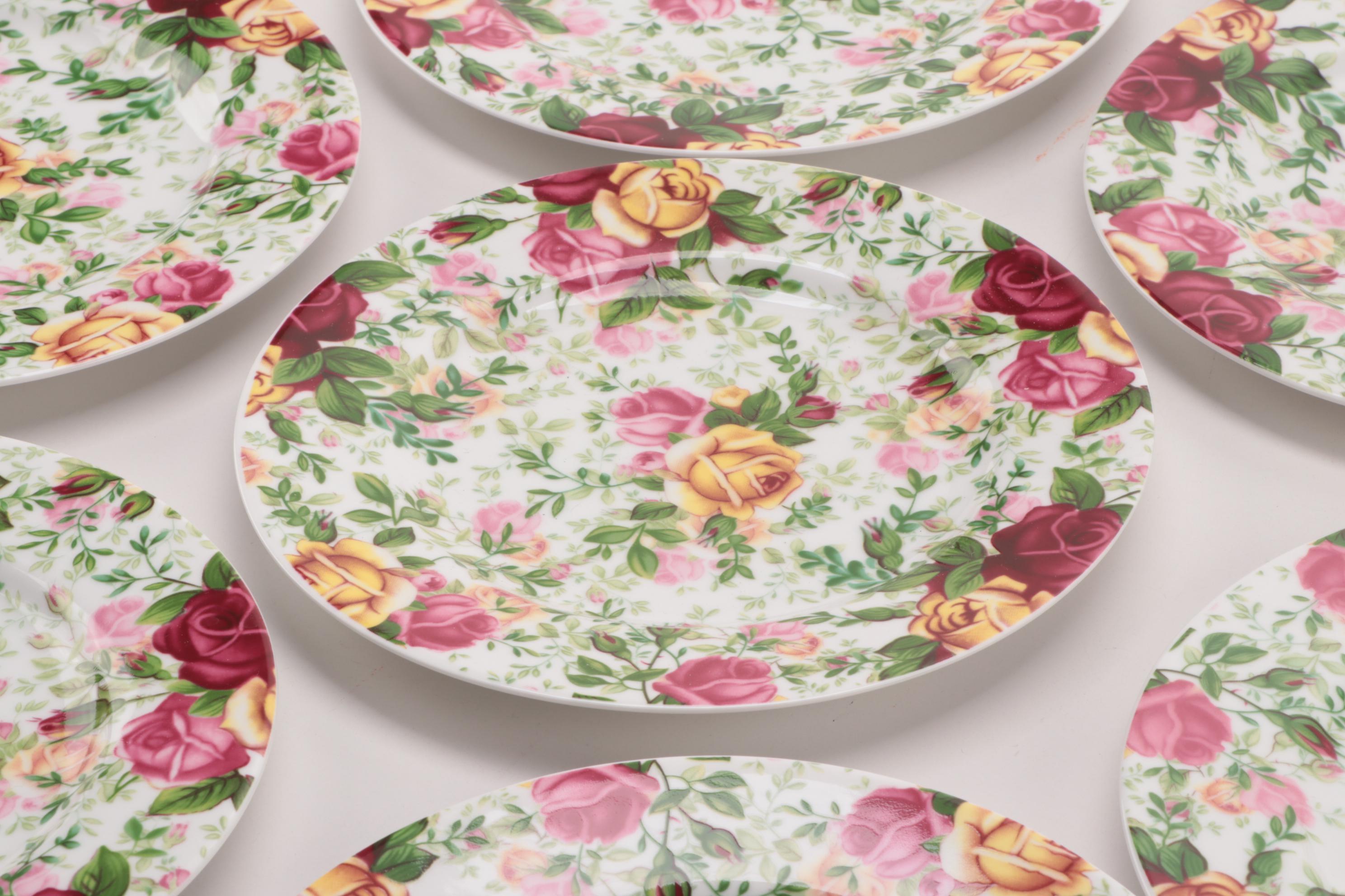 Royal Albert "Country Rose Chintz" Dessert Plates, 2010–2012