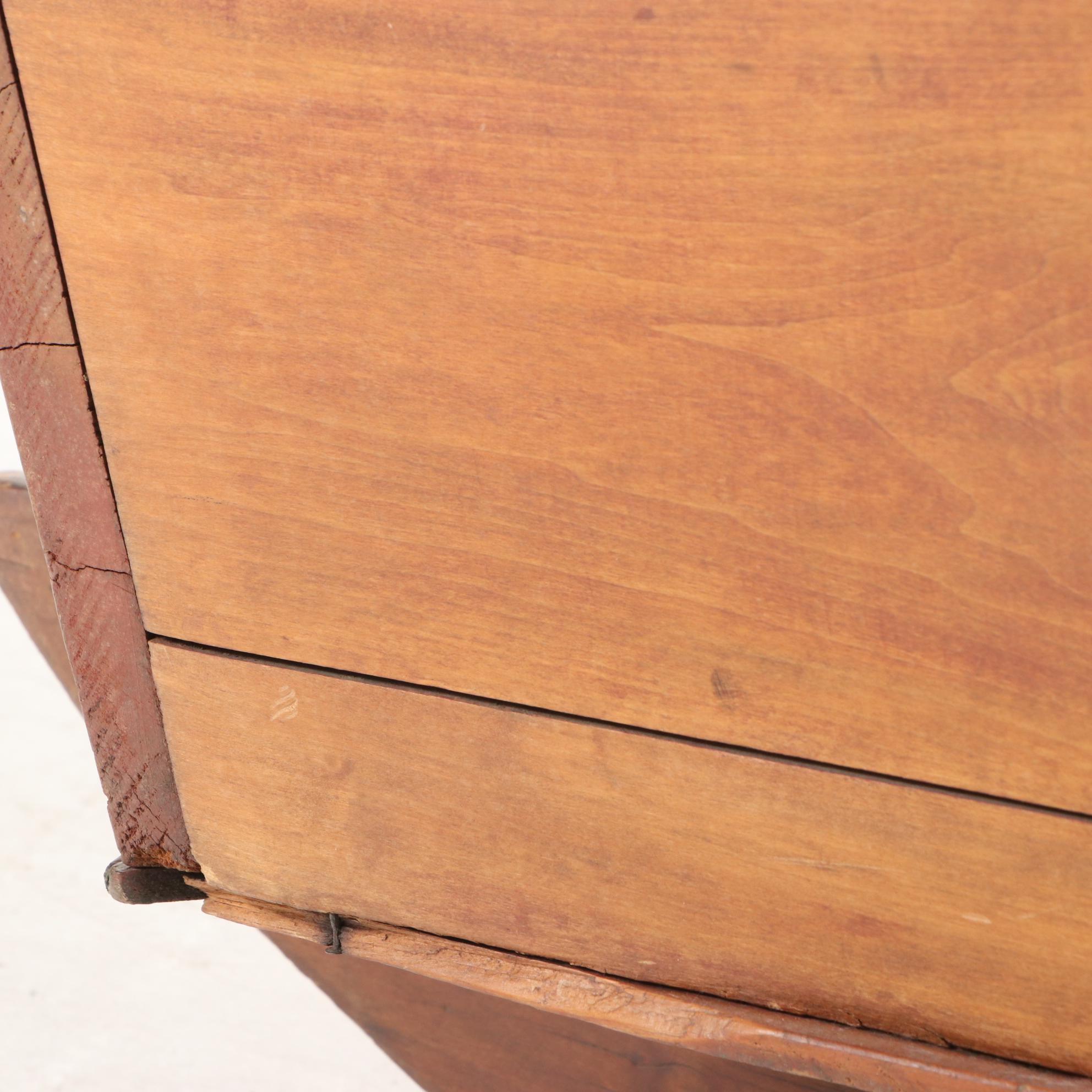 American Primitive Poplar Baby Cradle, Late 19th Century