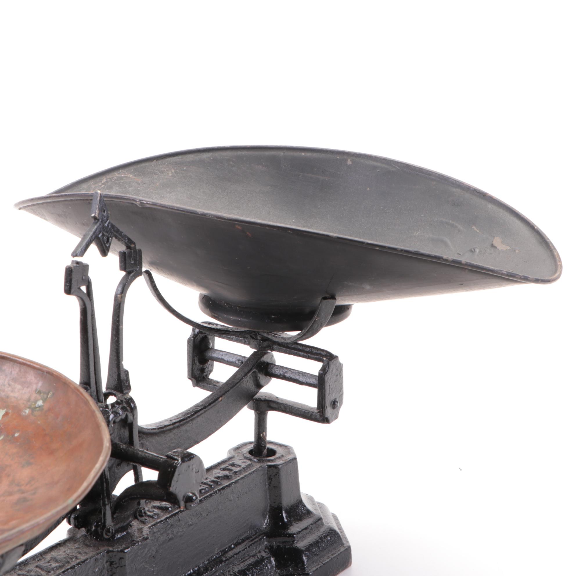W&T Avery Cast Iron Scale with Weights