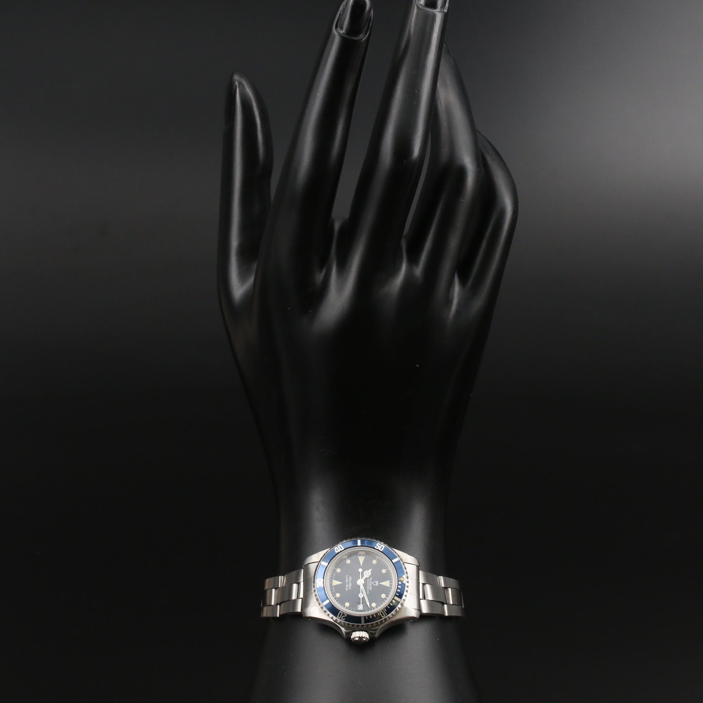 1992 Tudor Lady-Sub Blue Stainless Steel Automatic Watch