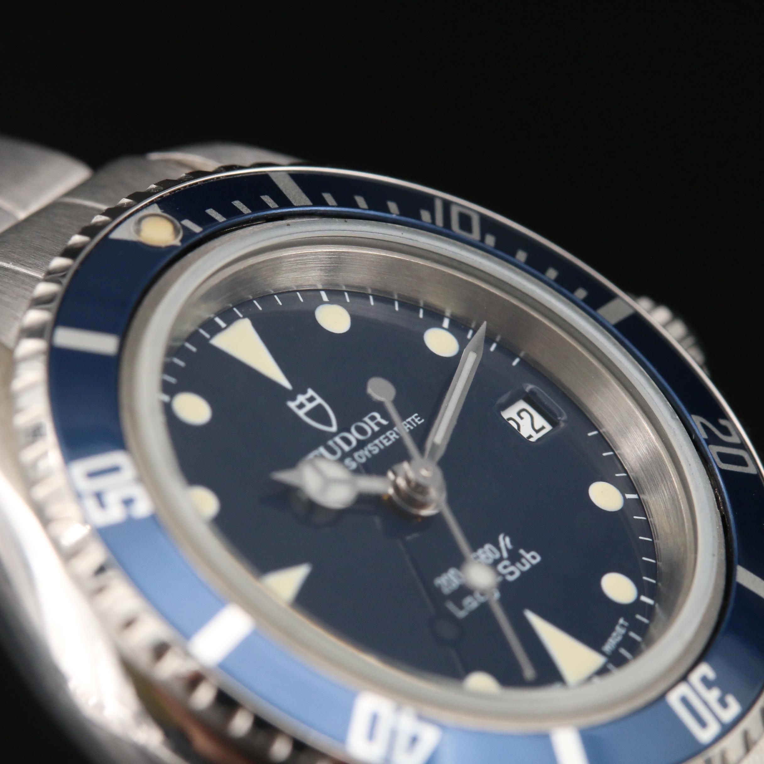1992 Tudor Lady-Sub Blue Stainless Steel Automatic Watch