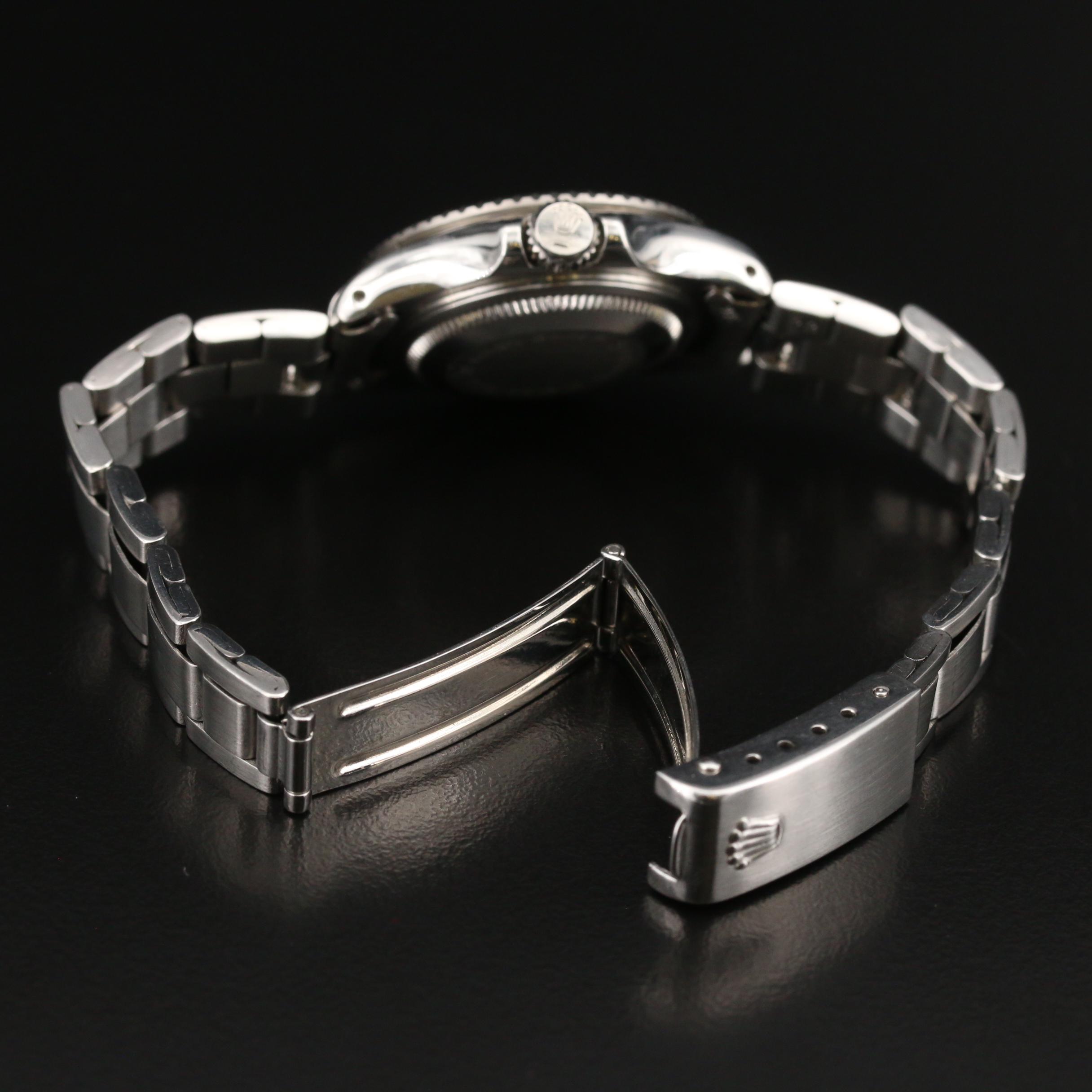 1992 Tudor Lady-Sub Blue Stainless Steel Automatic Watch