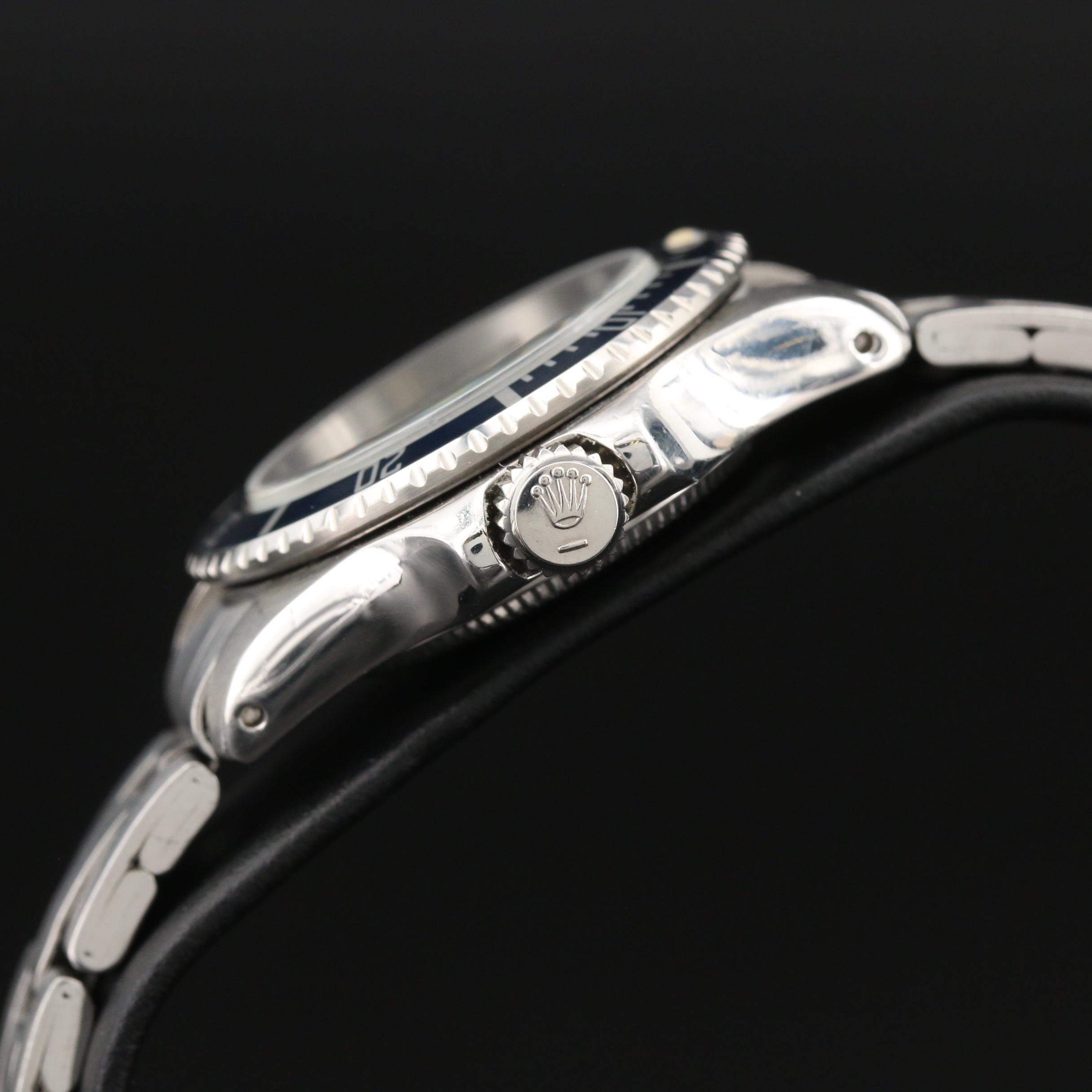 1992 Tudor Lady-Sub Blue Stainless Steel Automatic Watch