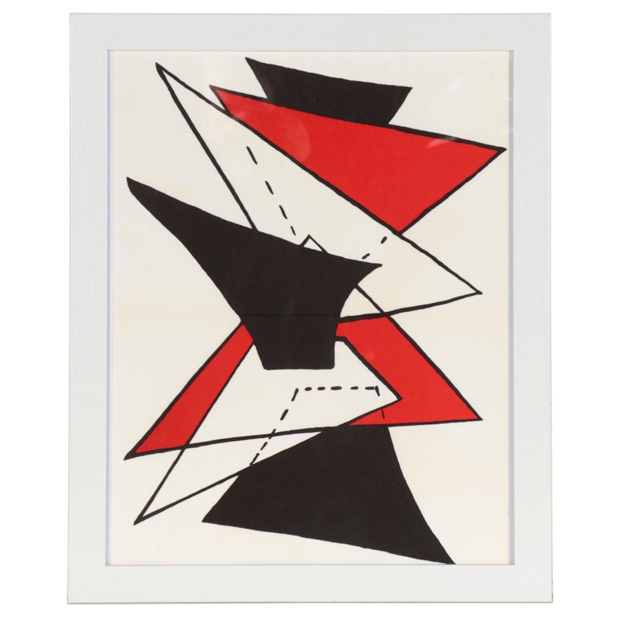 Alexander Calder Color Lithograph for "Derrière le Miroir"