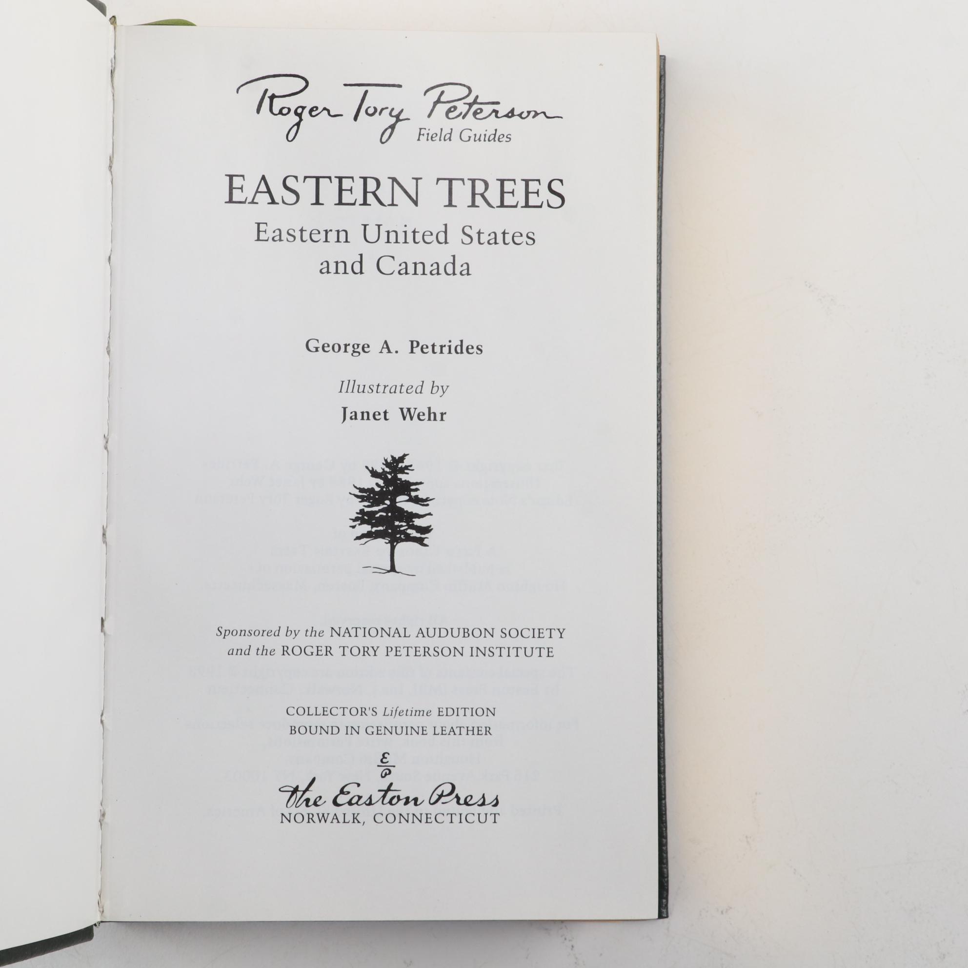 Easton Press Roger Tory Peterson Field Guides Including "Advanced Birding"