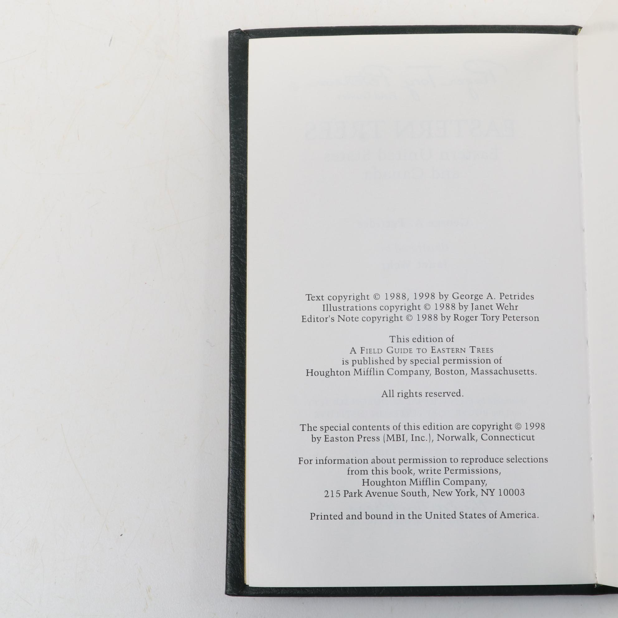 Easton Press Roger Tory Peterson Field Guides Including "Advanced Birding"