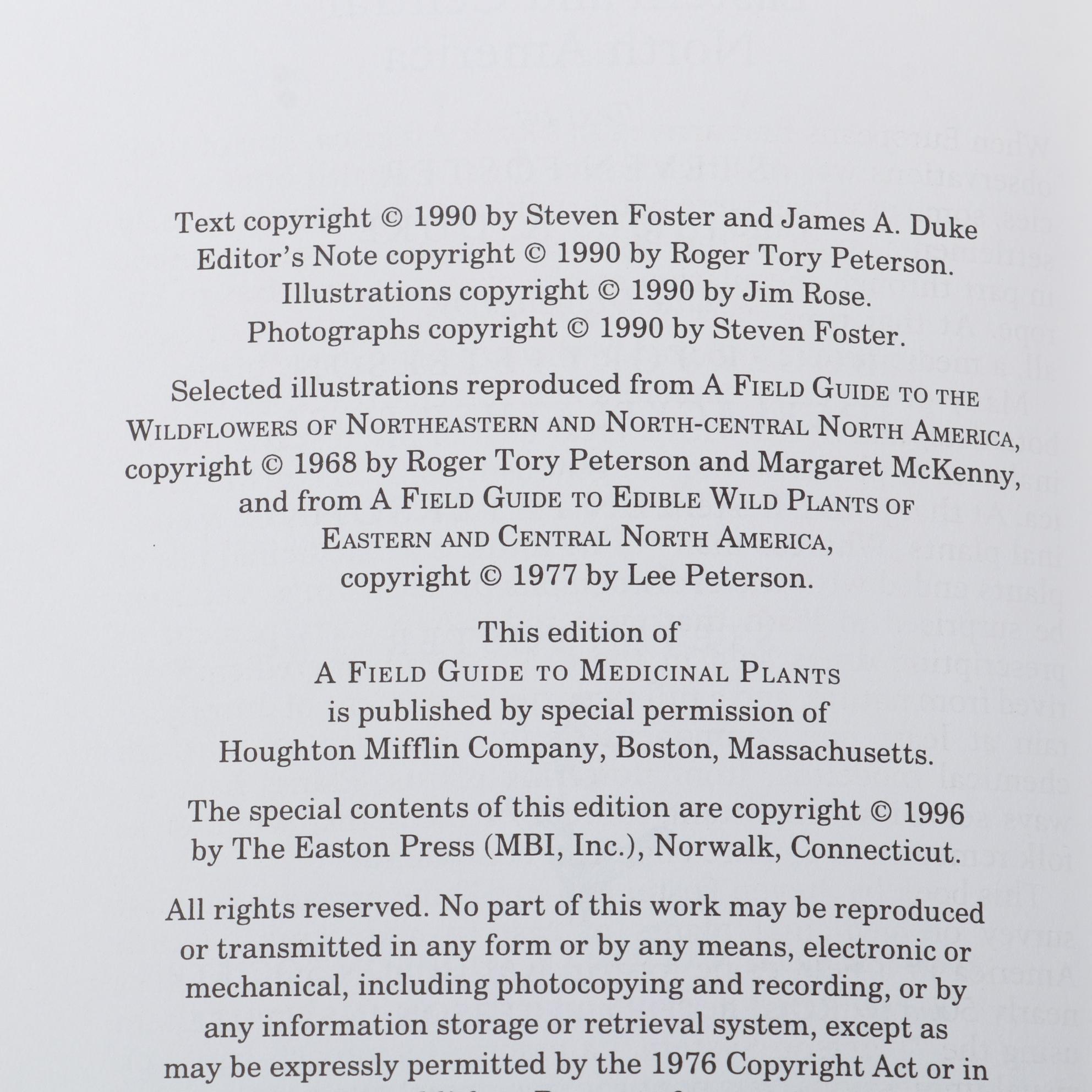 Easton Press Roger Tory Peterson Field Guides Including "Advanced Birding"