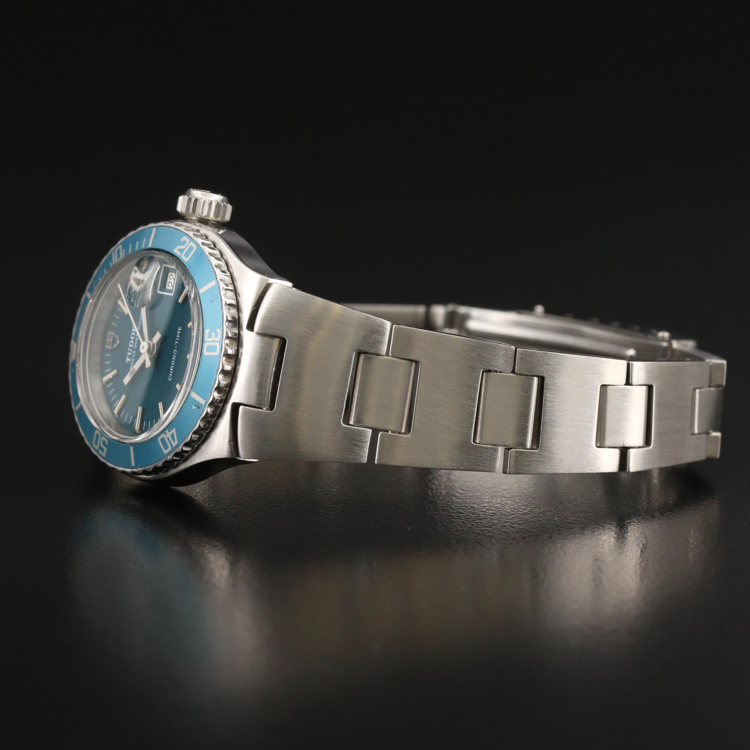 1974 Tudor Chrono-Time Stainless Steel Automatic Watch