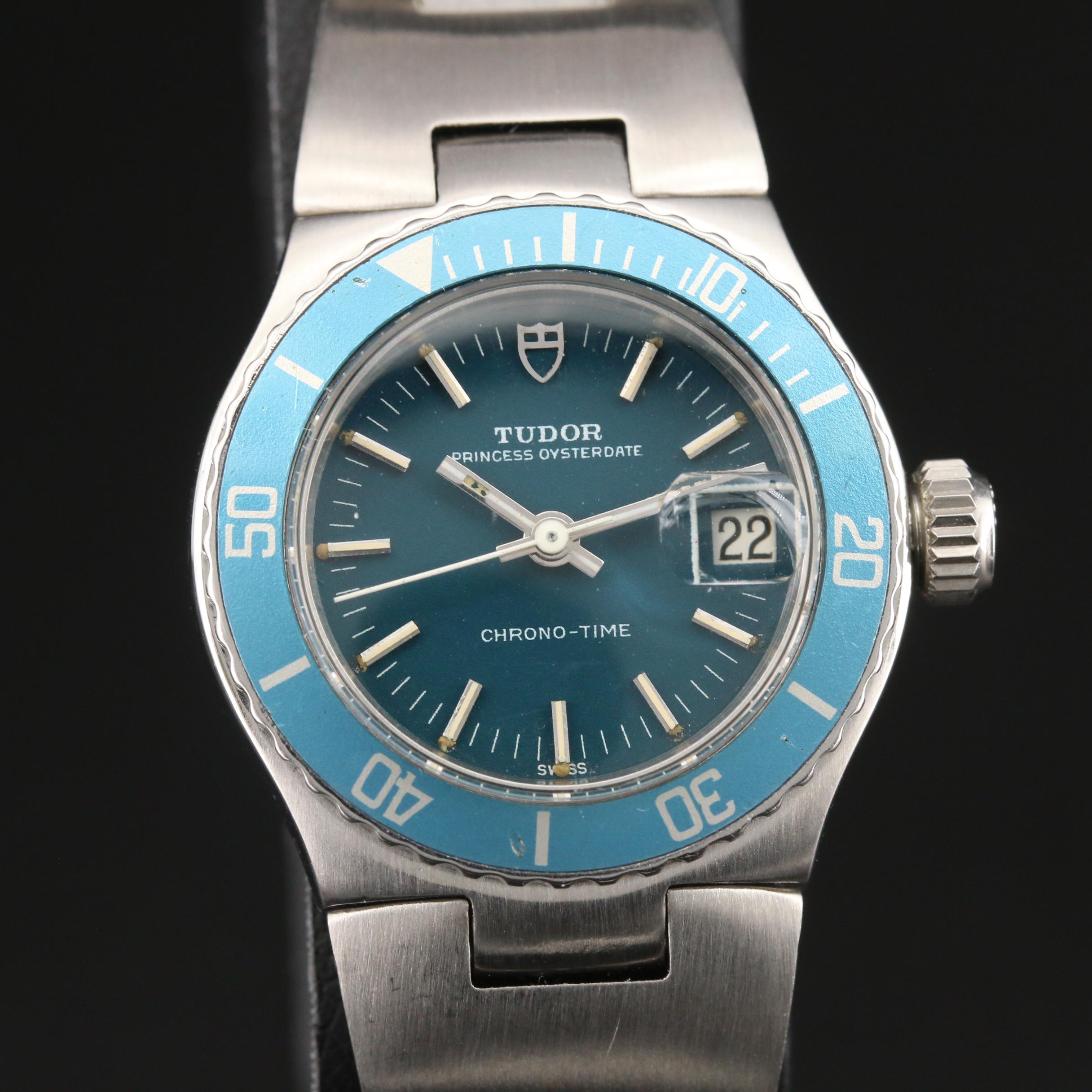 1974 Tudor Chrono-Time Stainless Steel Automatic Watch