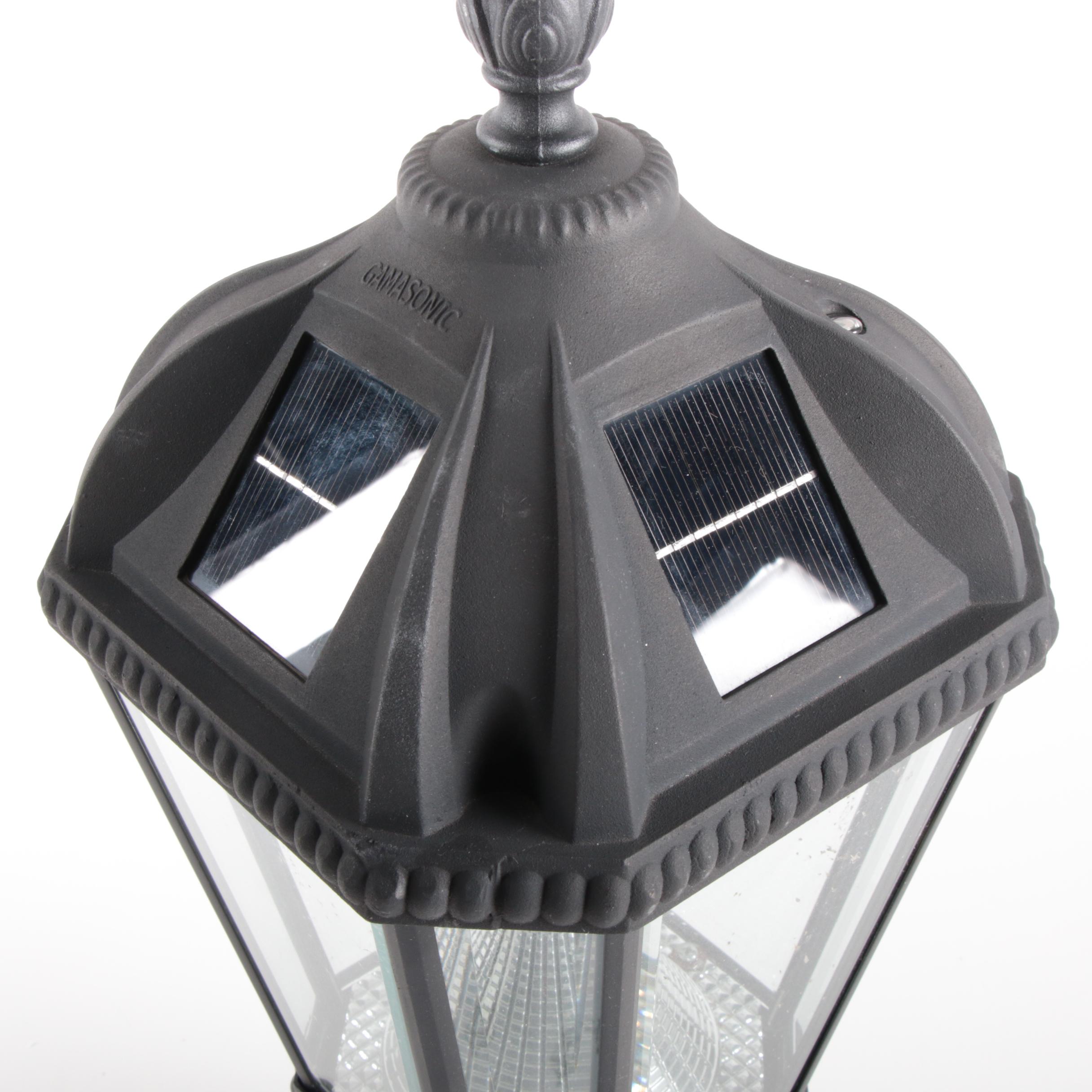 Gama Sonic "Royal Solar" Top Mount Lantern for Lamp Post