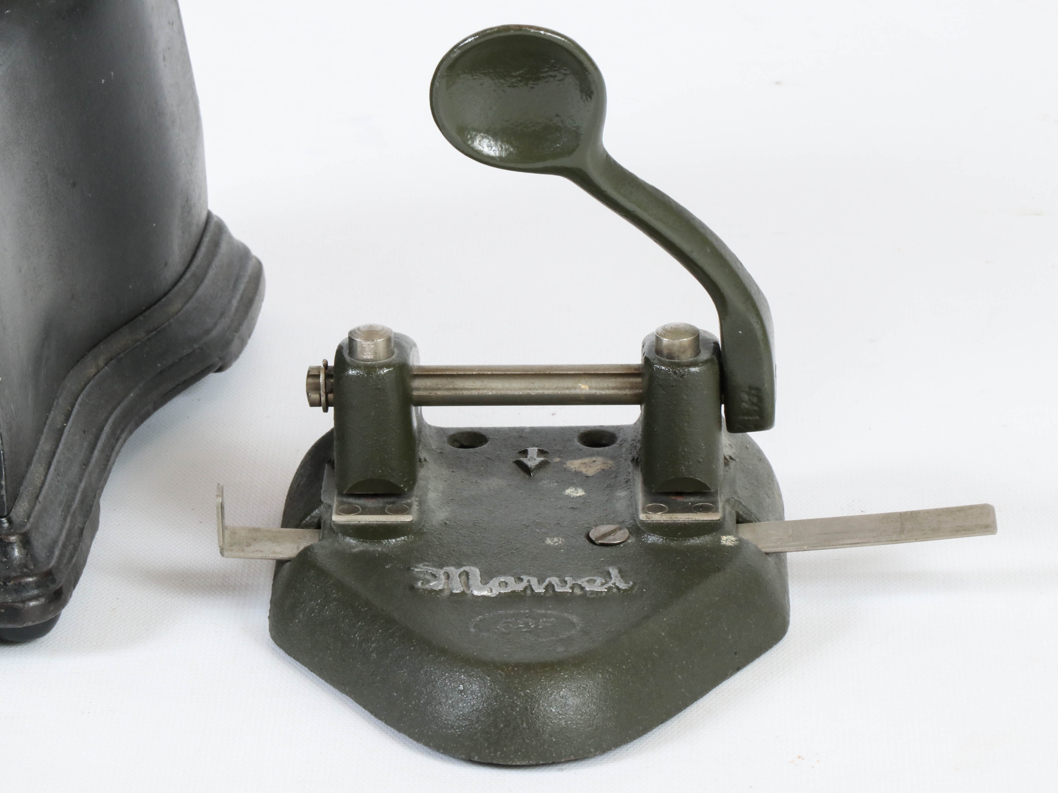 A D Joslin Steel "Time-Graph" and Wilson Jones "Marvel" Hole Punch, 1920s
