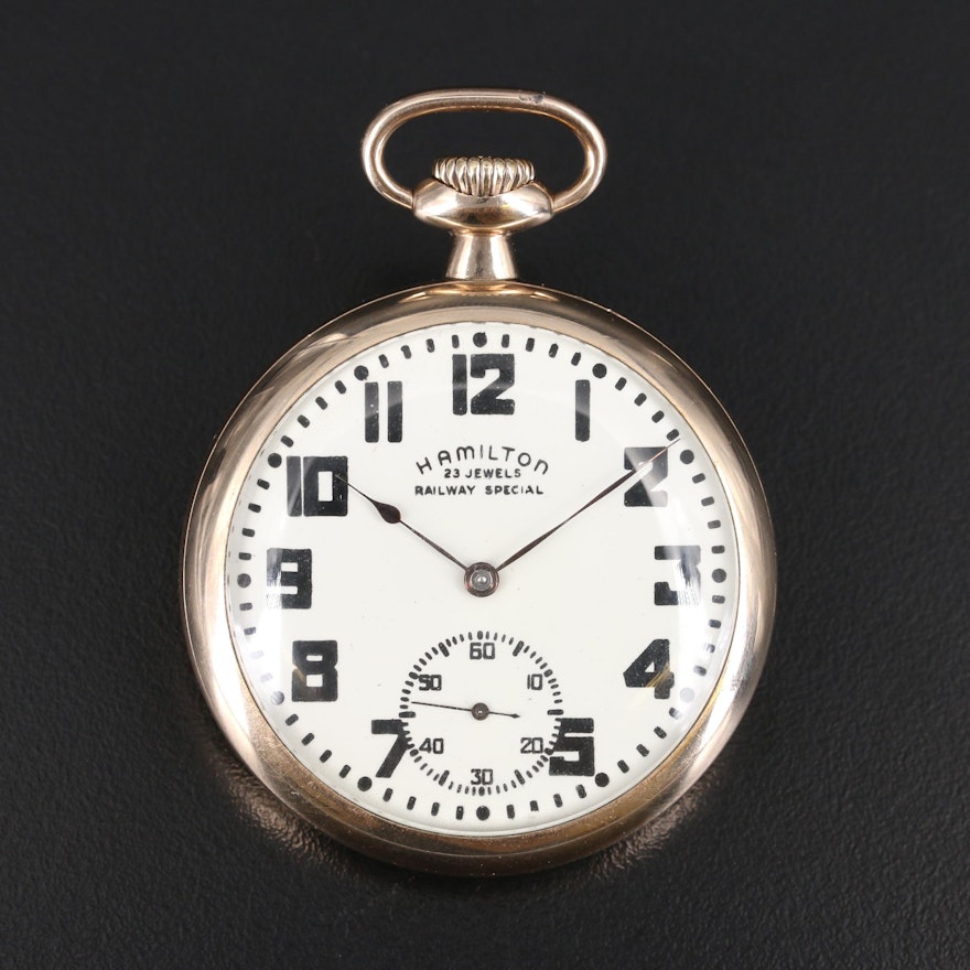 1910 Hamilton Railway Special Pocket Watch