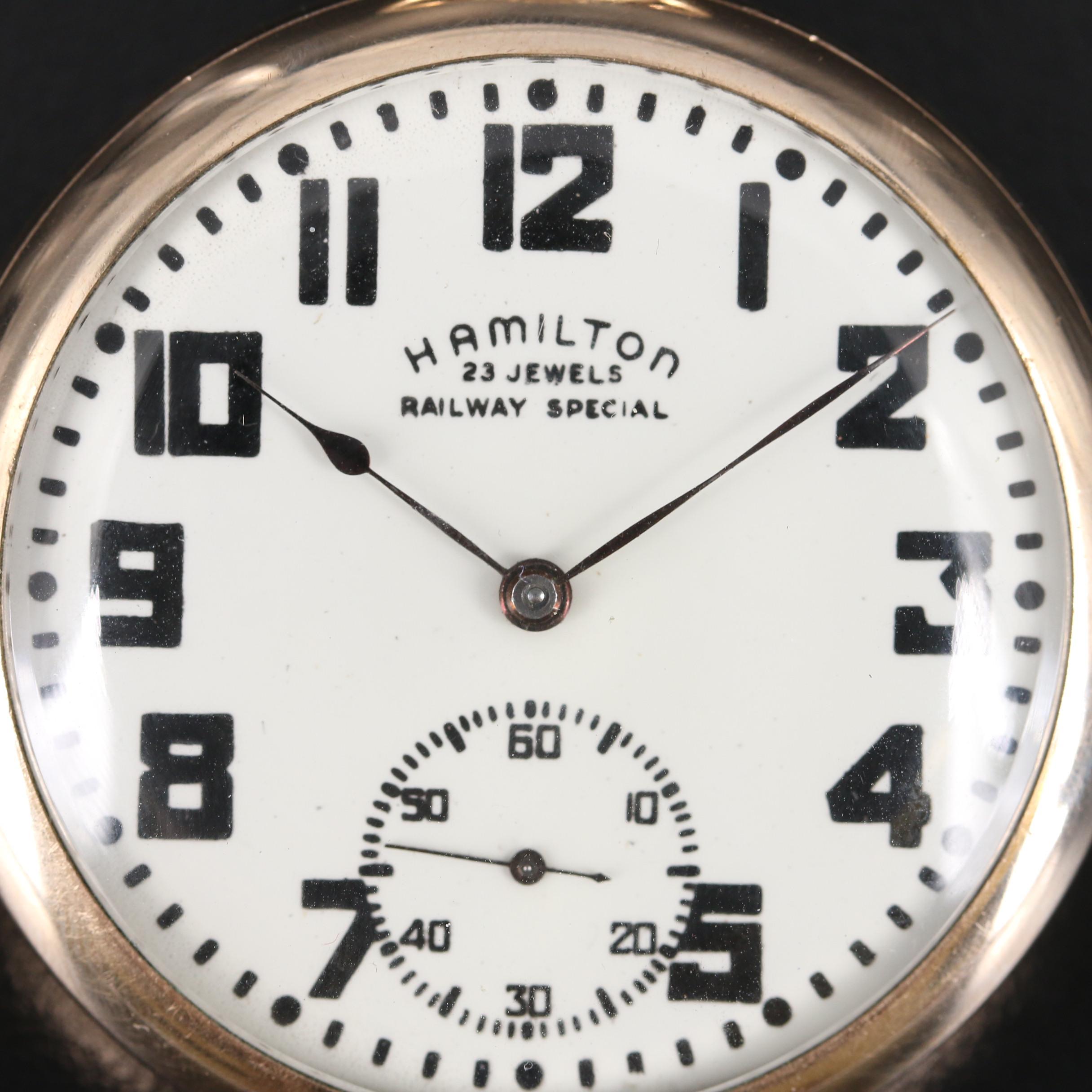 1910 Hamilton Railway Special Pocket Watch