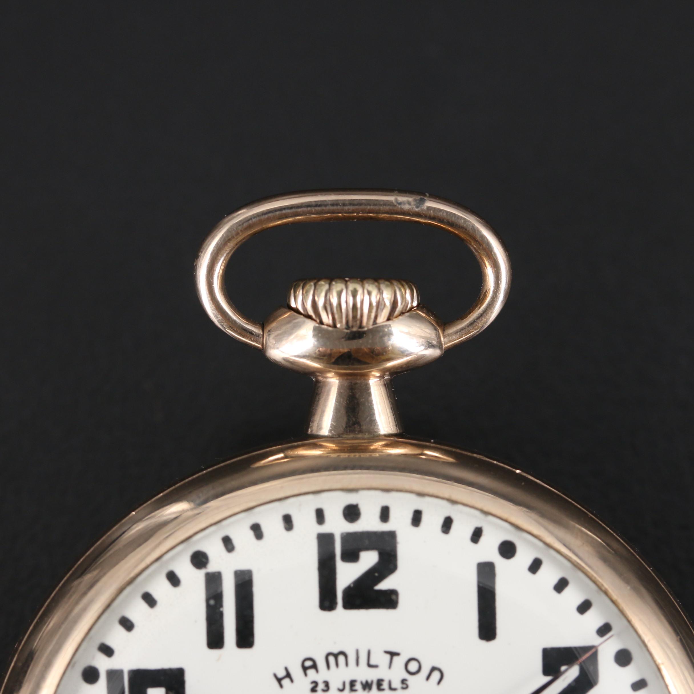 1910 Hamilton Railway Special Pocket Watch
