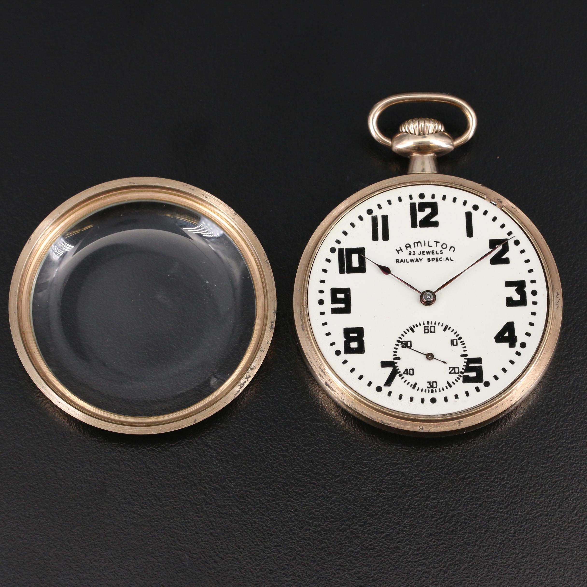 1910 Hamilton Railway Special Pocket Watch
