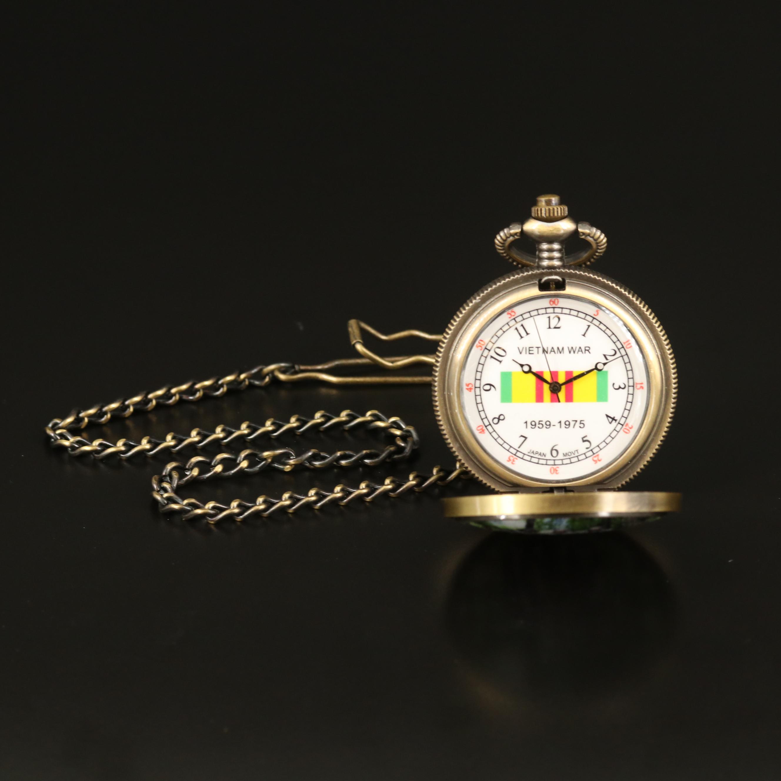 Vietnam War Veterans Tribute Pocket Watch