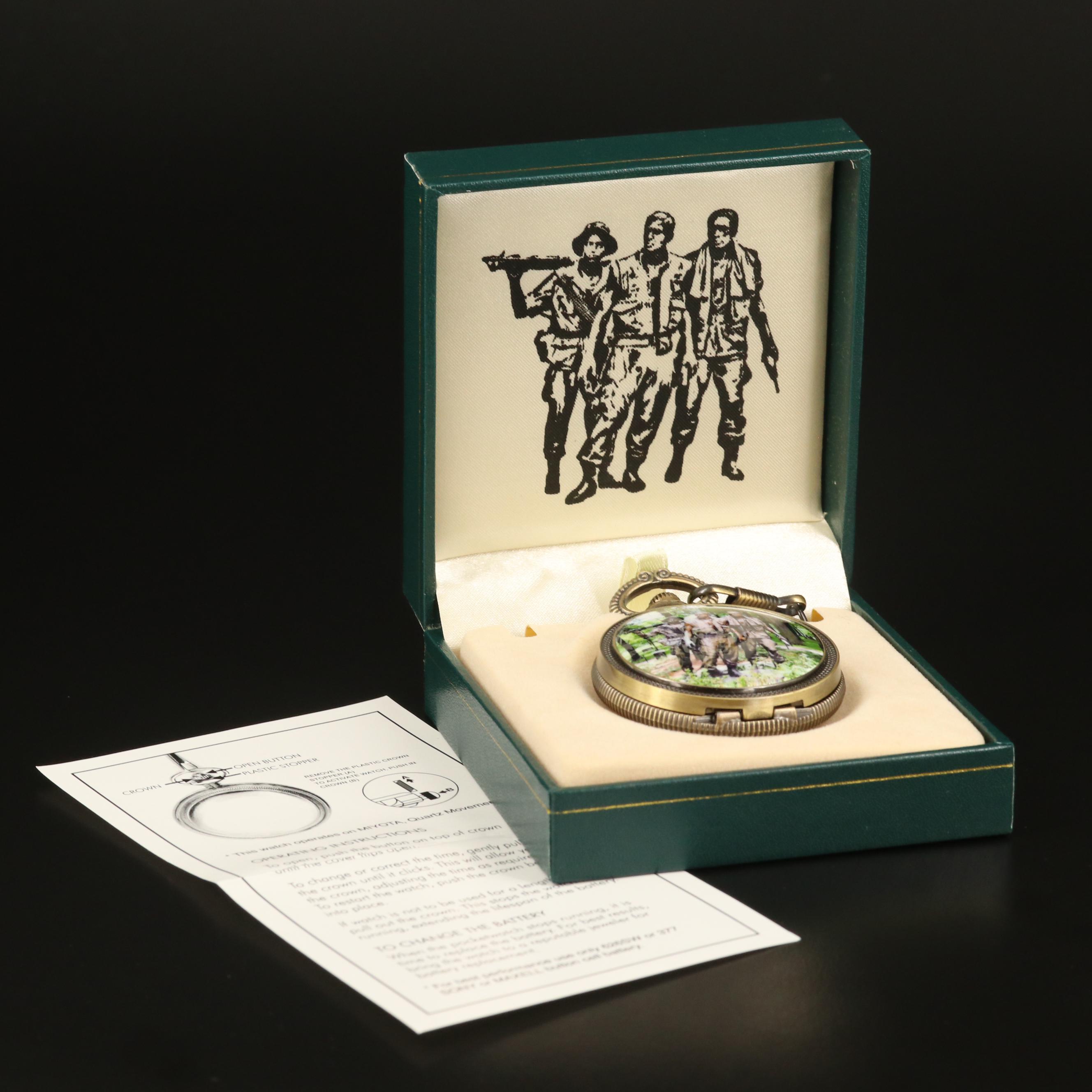 Vietnam War Veterans Tribute Pocket Watch