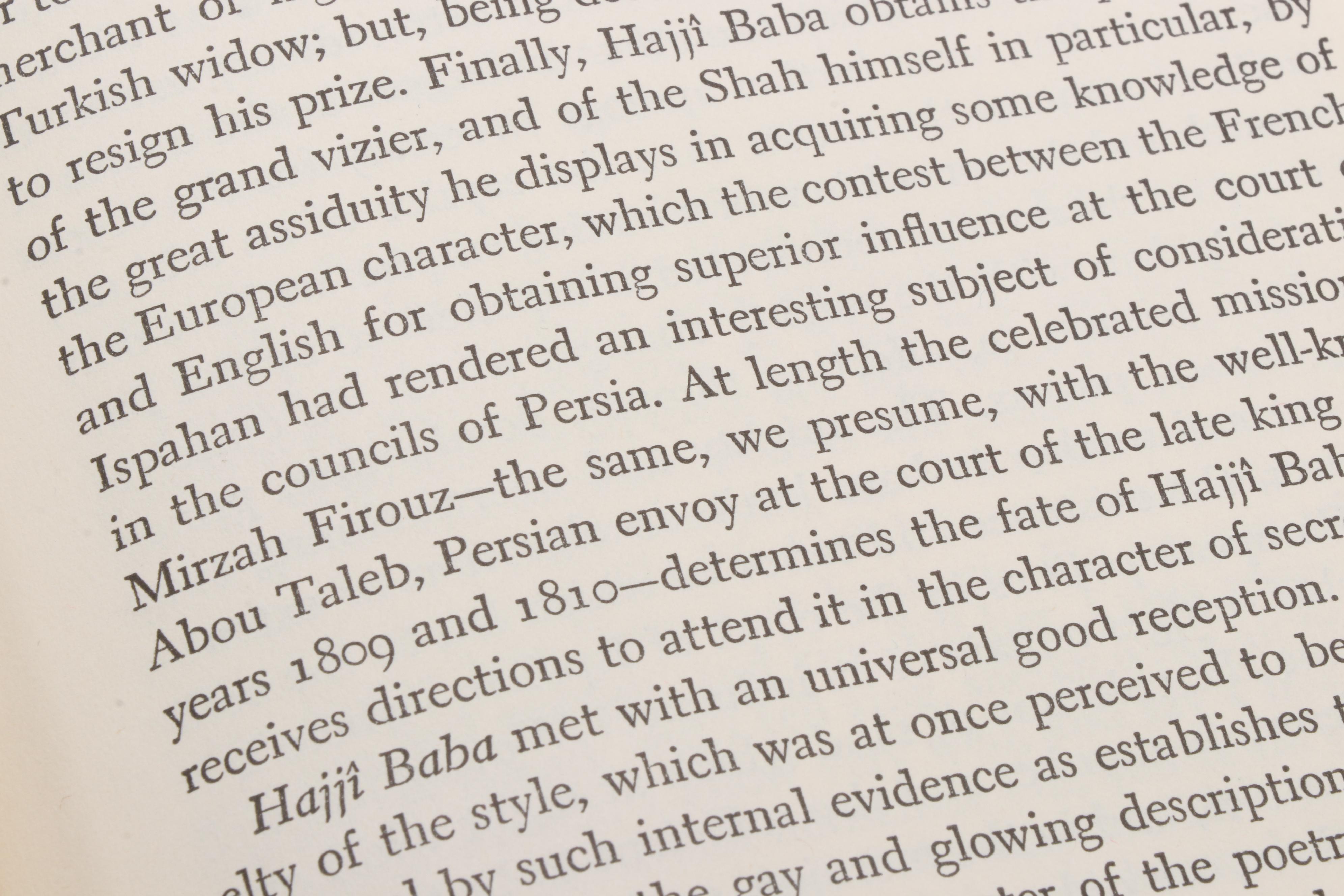 Honoré Guilbeau Signed "The Adventures of Hajji Baba" by J. J. Morier, 1947