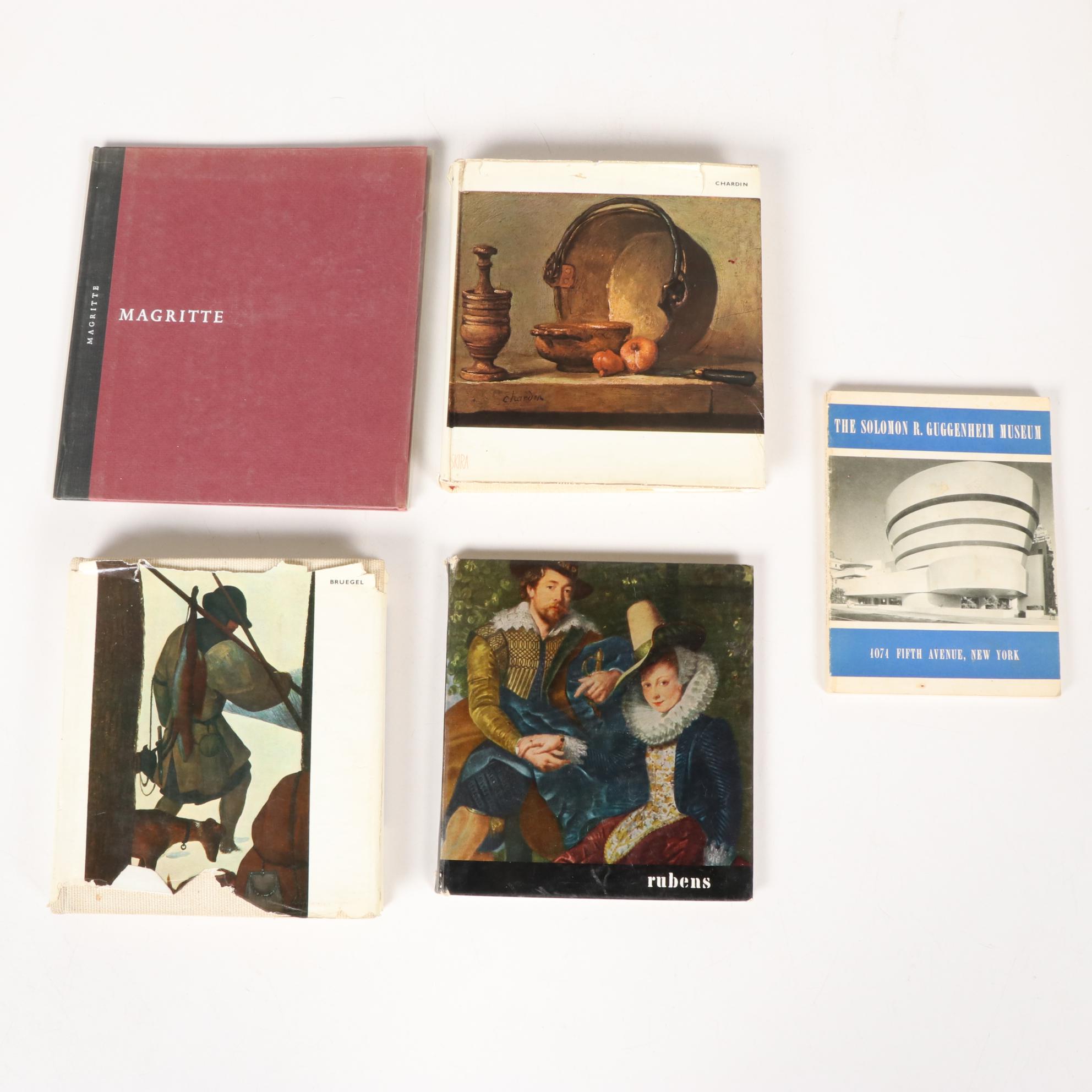 Art Museum and Exhibition Guides with Art and Art History Books