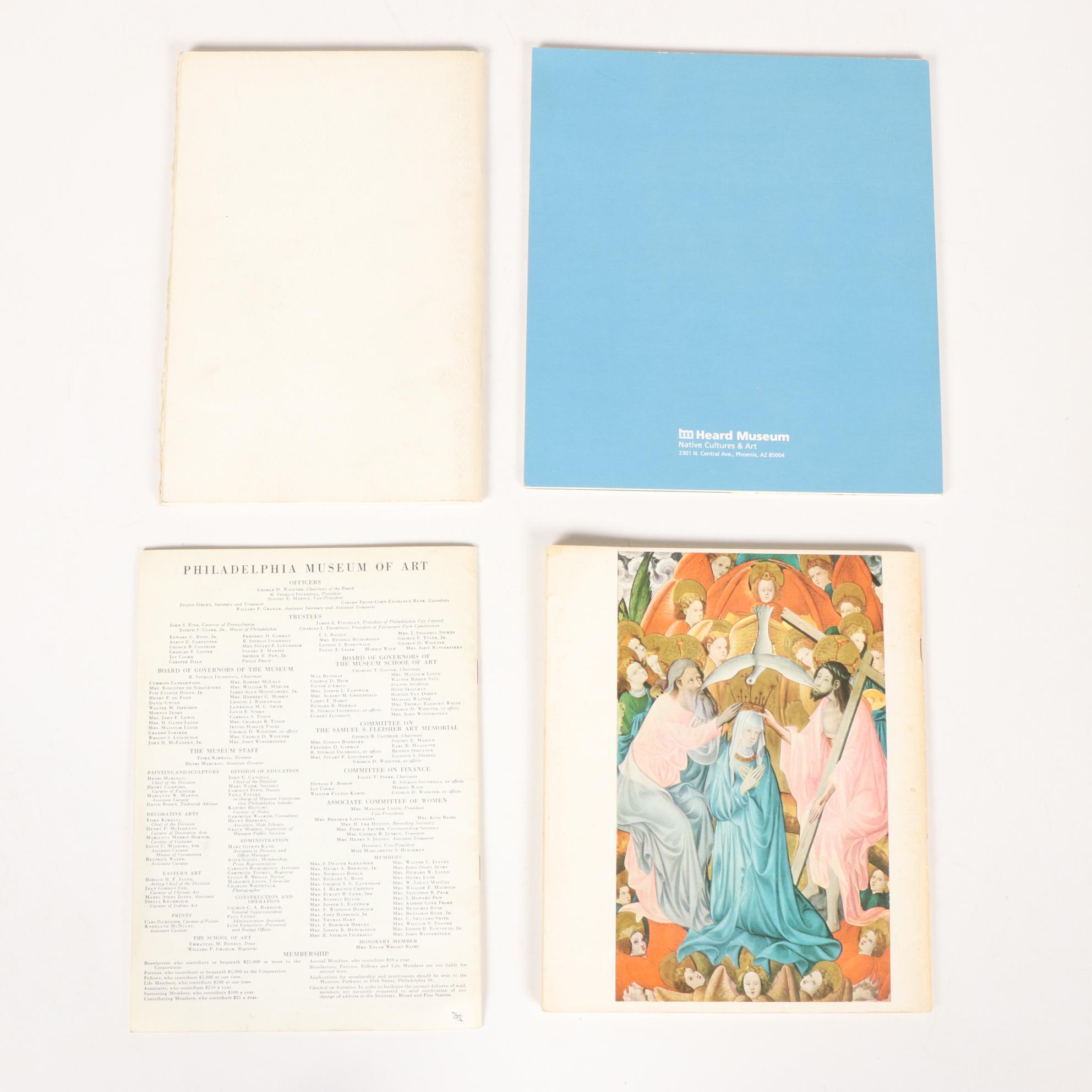 Art Museum and Exhibition Guides with Art and Art History Books