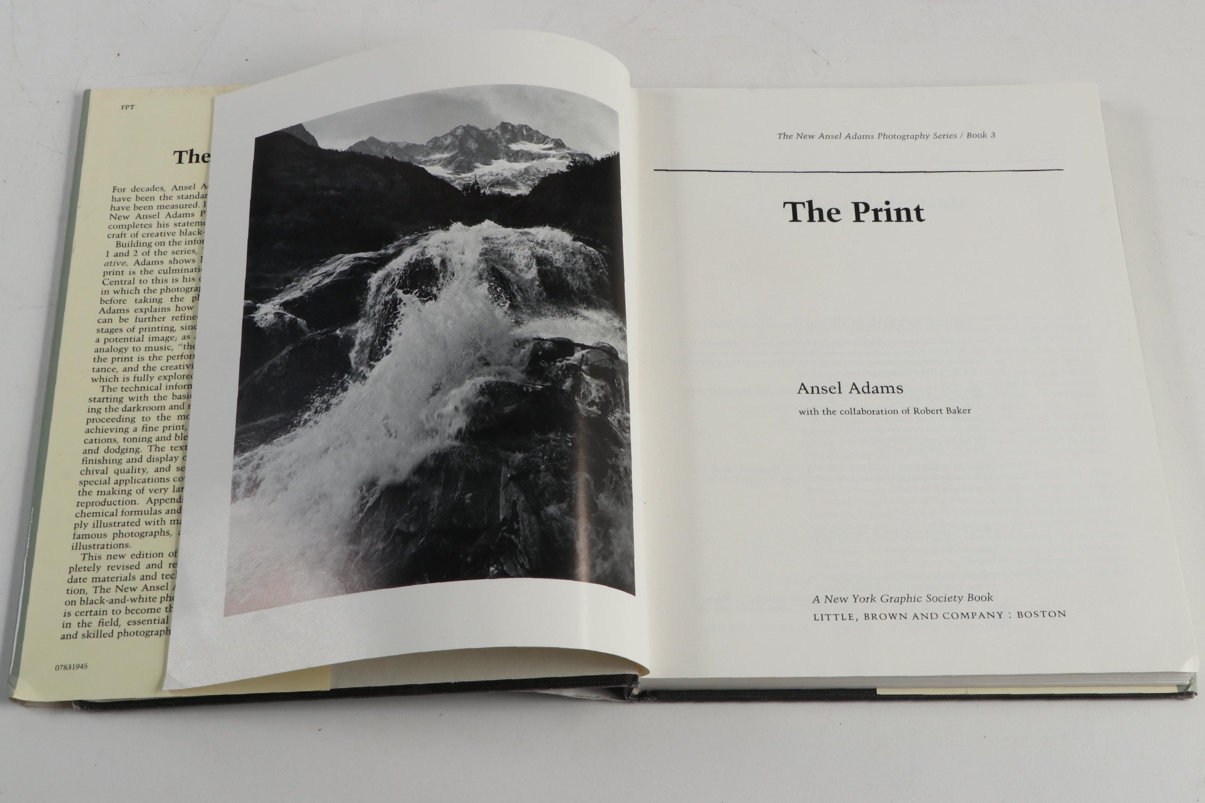 "The Negative," "The Camera," and "The Print" Ansel Adams Book Collection