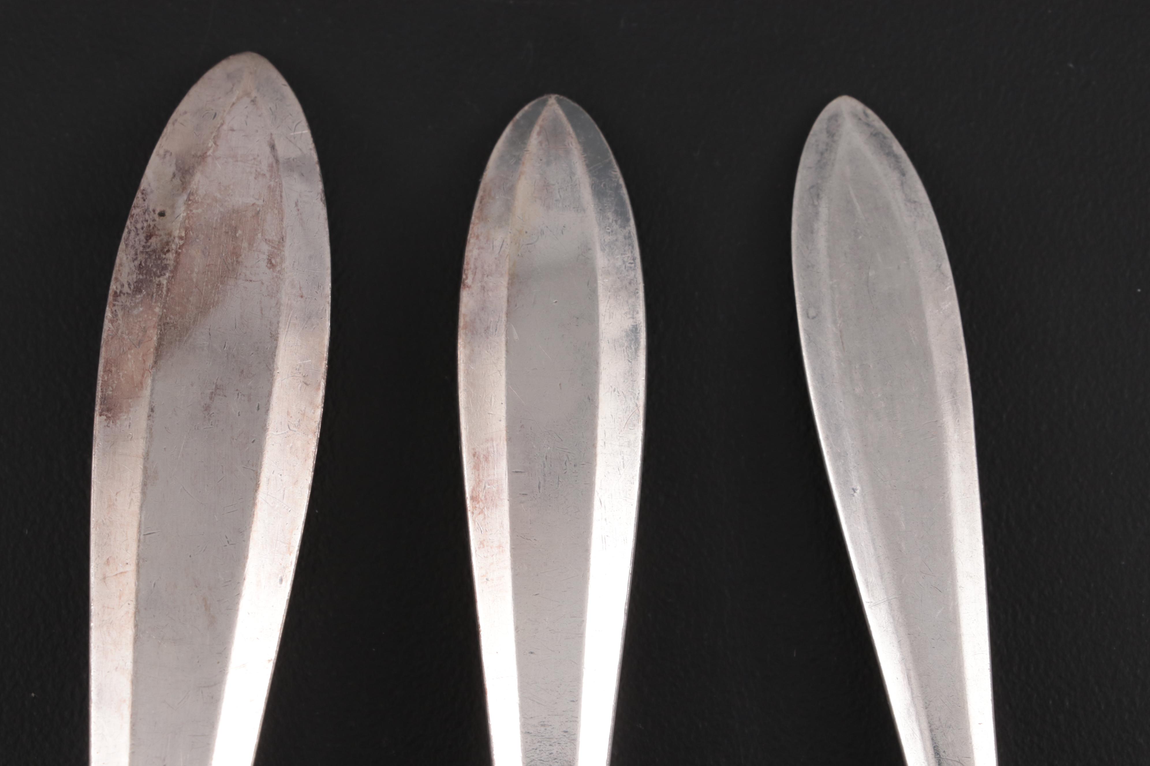Oneida "Monroe-Mohawk" Silver Plate Flatware with Other Silver Plate Flatware