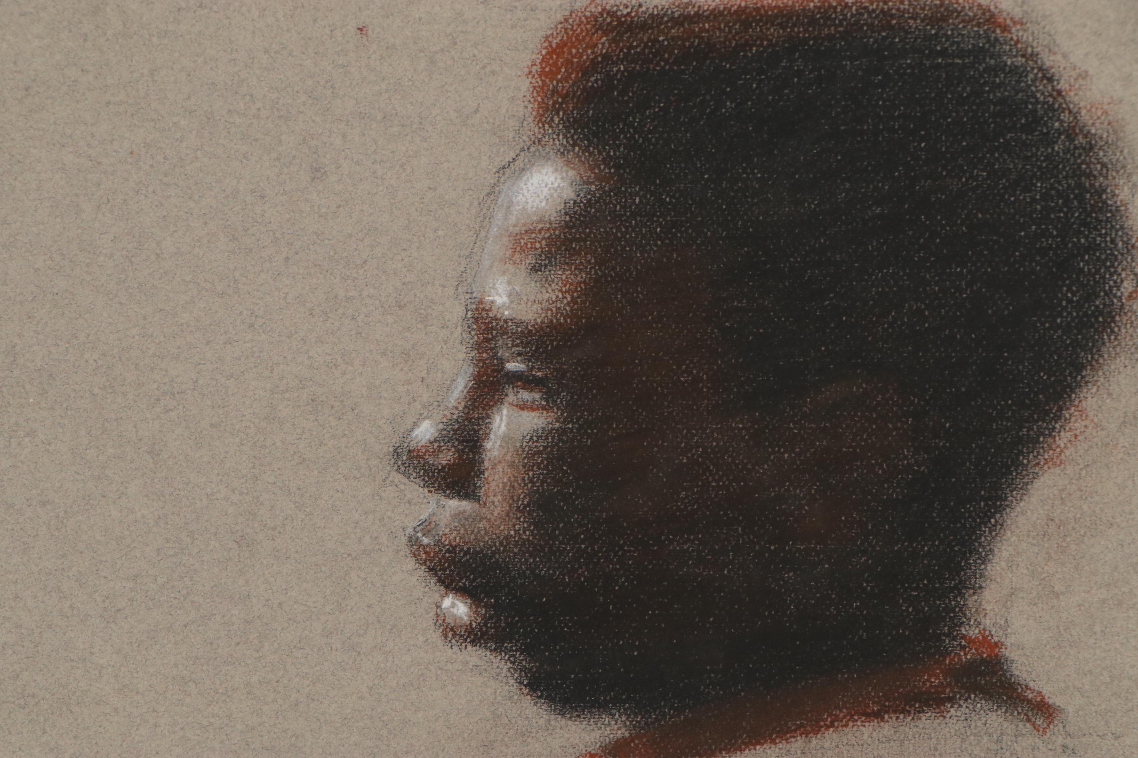 Edmond James Fitzgerald Portrait Drawings, Mid-20th Century
