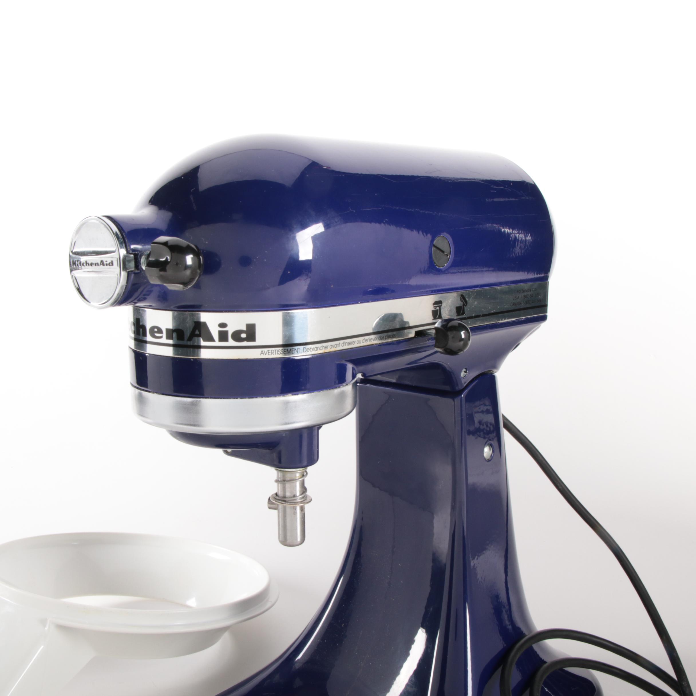 KitchenAid Stand Mixer in Cobalt Blue with Accessories