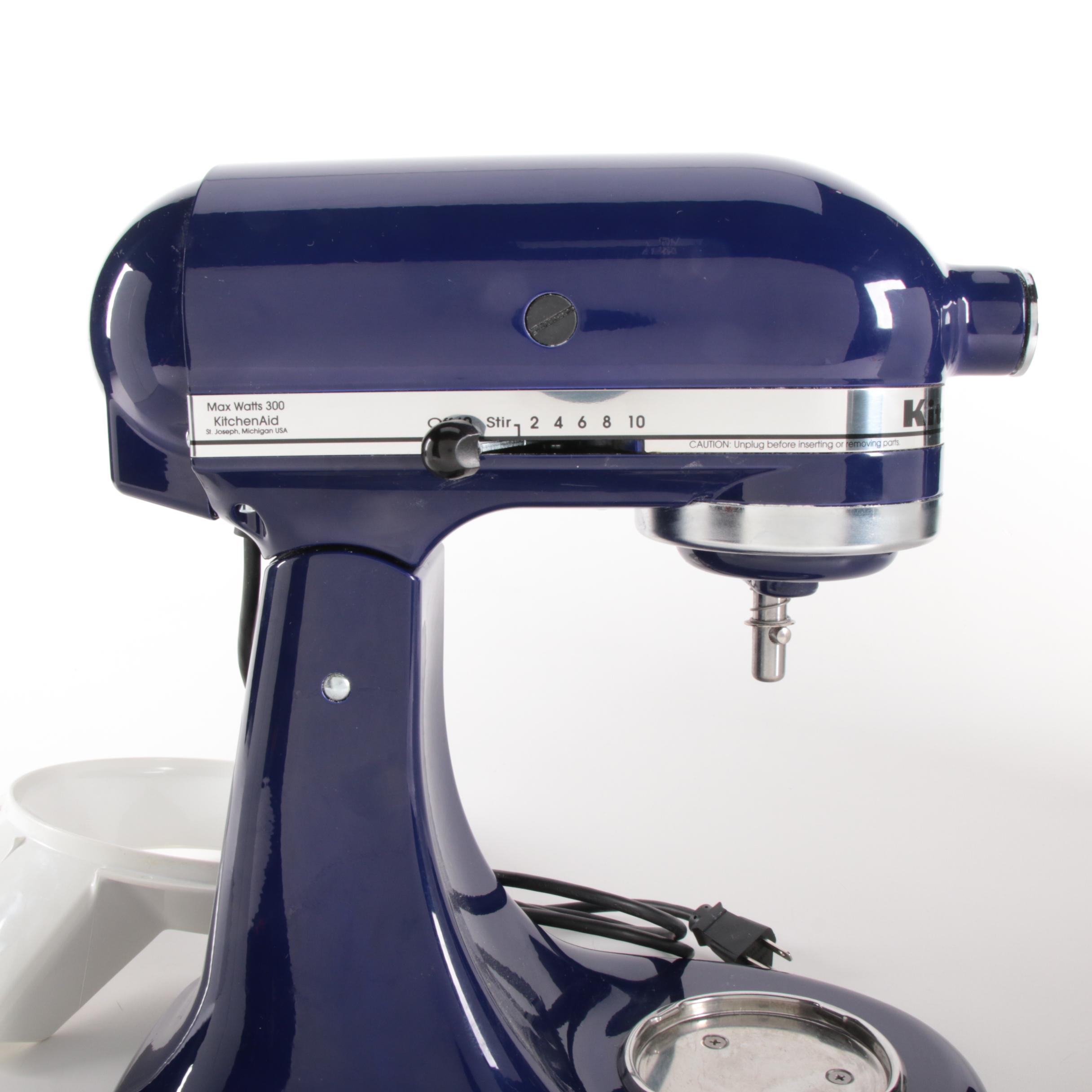 KitchenAid Stand Mixer in Cobalt Blue with Accessories