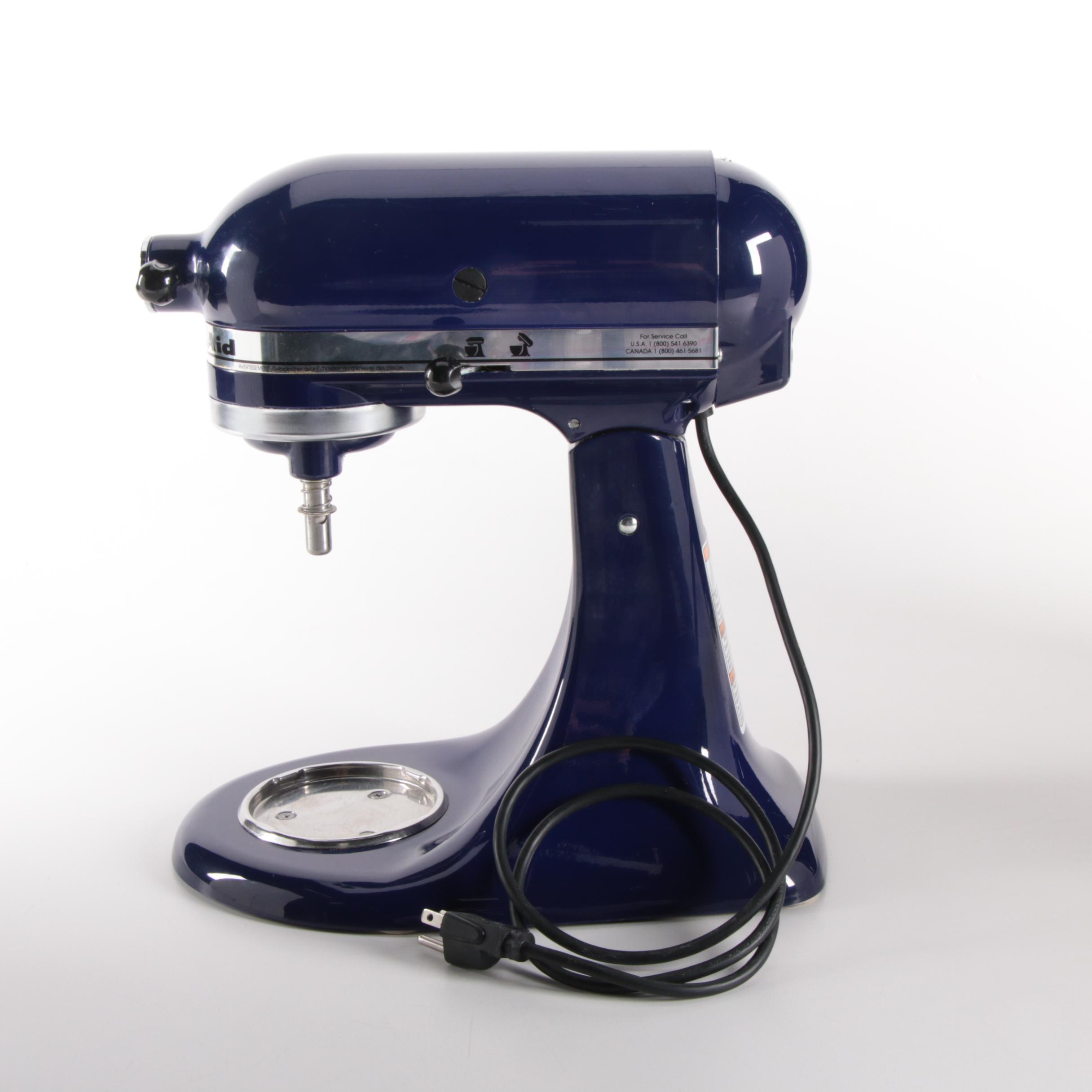KitchenAid Stand Mixer in Cobalt Blue with Accessories