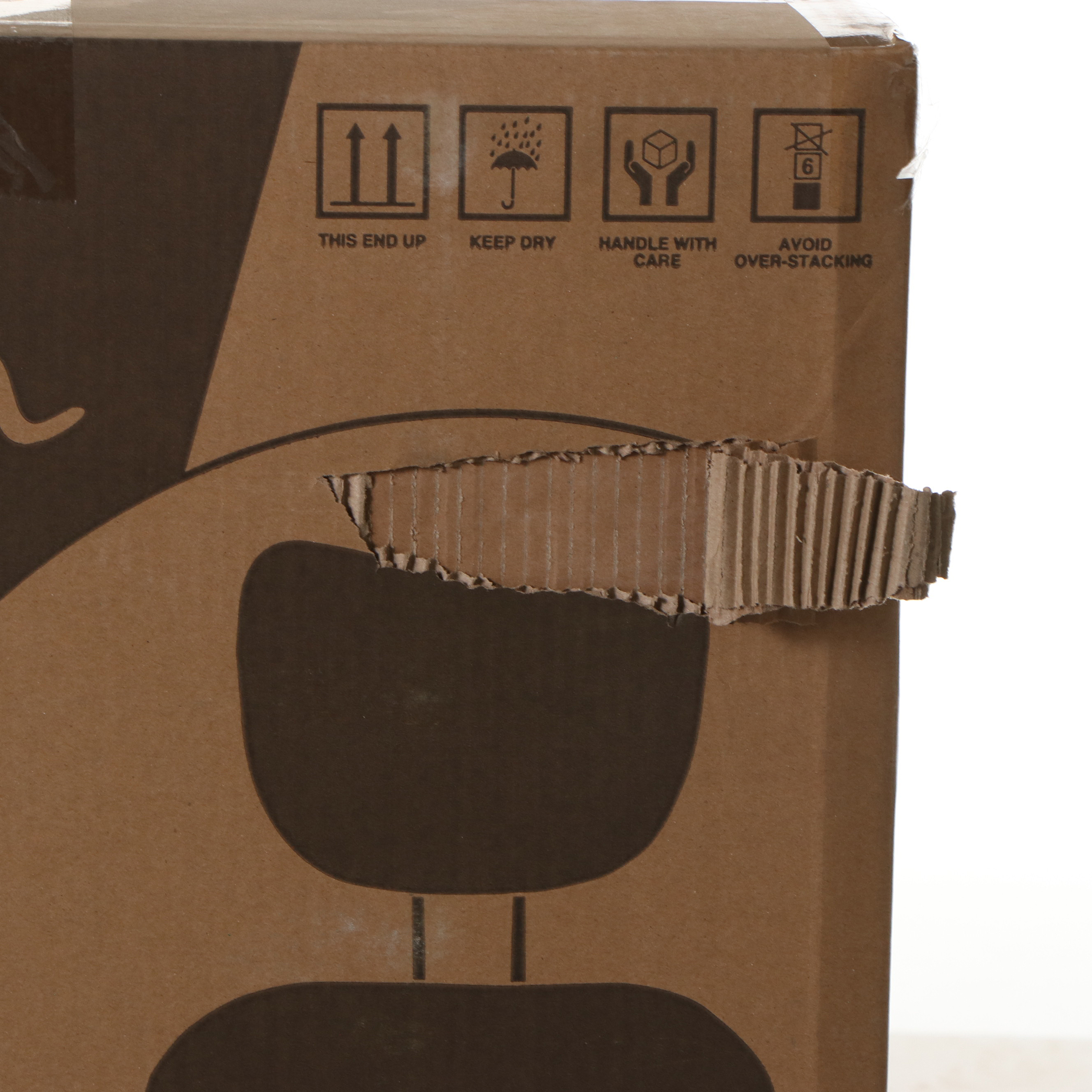 Brenton Studio "Jancy" Black Mesh Fabric Low-Back Task Chair