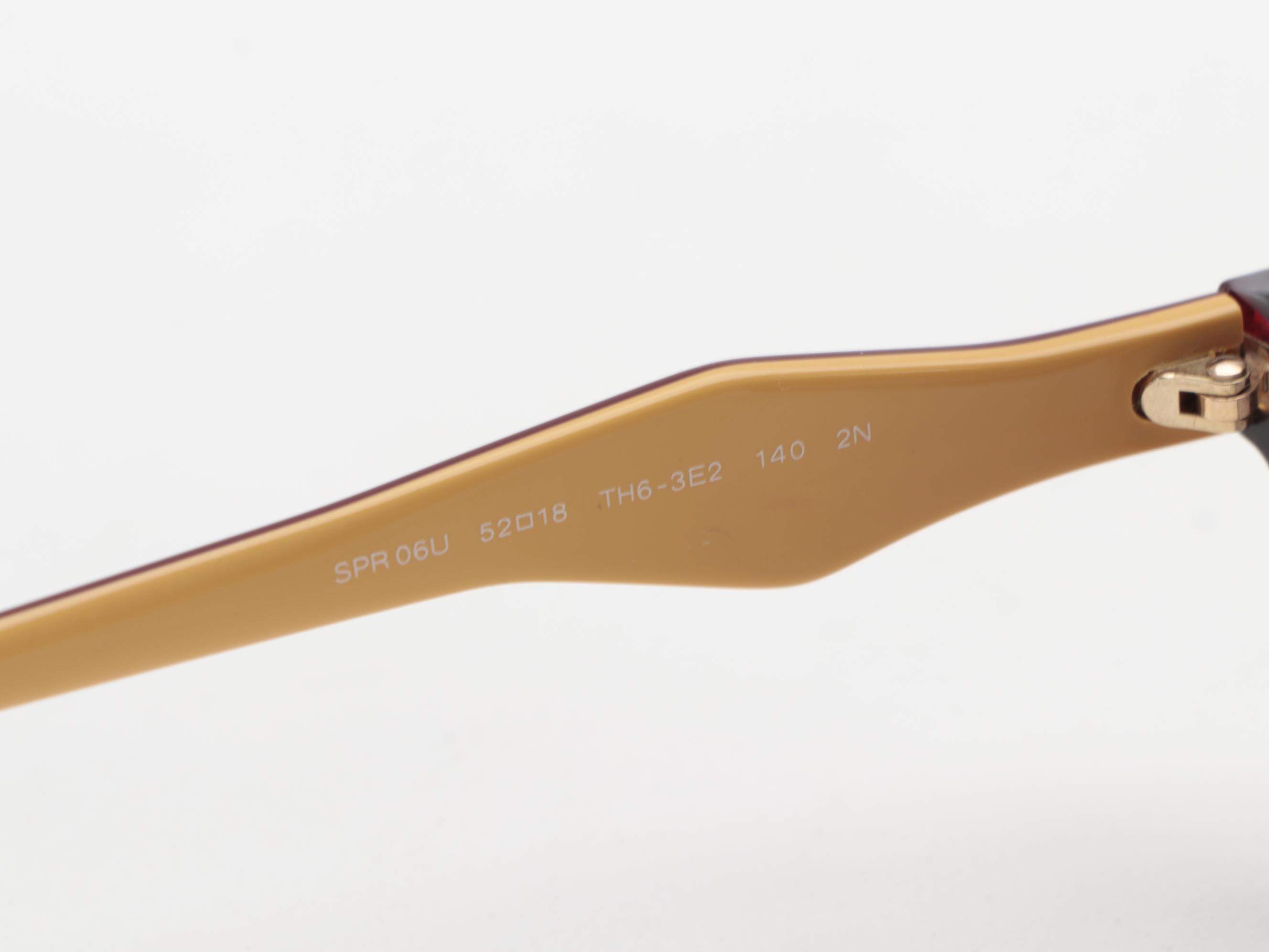 Prada SPR 07G Bordeaux Havana Sunglasses