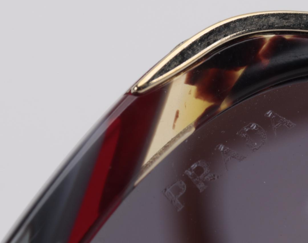 Prada SPR 07G Bordeaux Havana Sunglasses