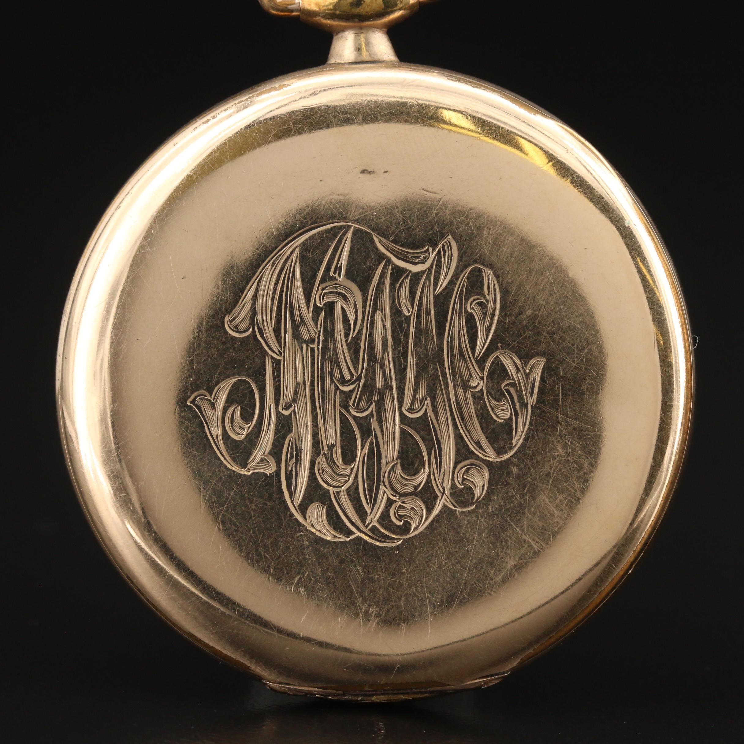 Antique Waltham and Burlington Pocket Watches