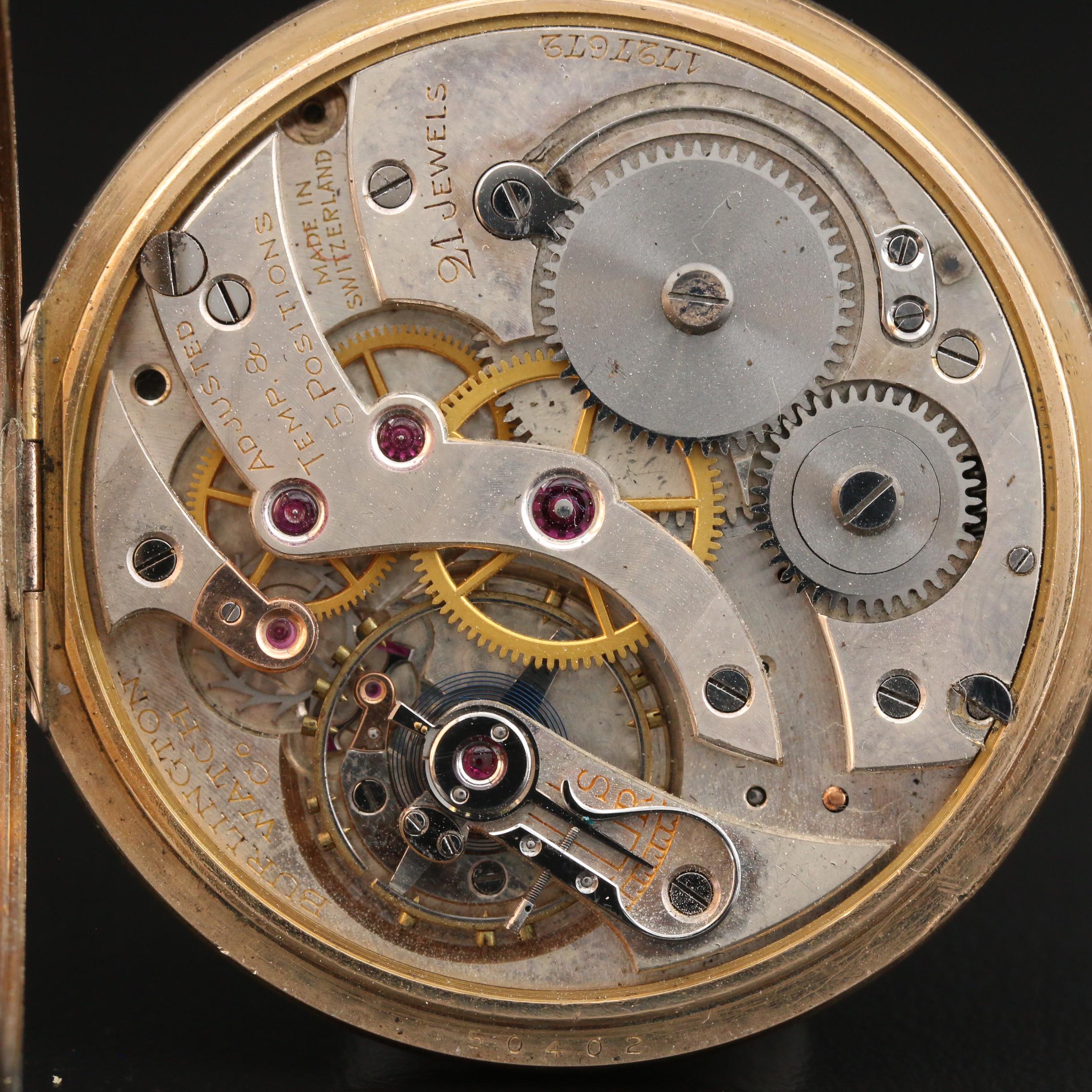 Antique Waltham and Burlington Pocket Watches