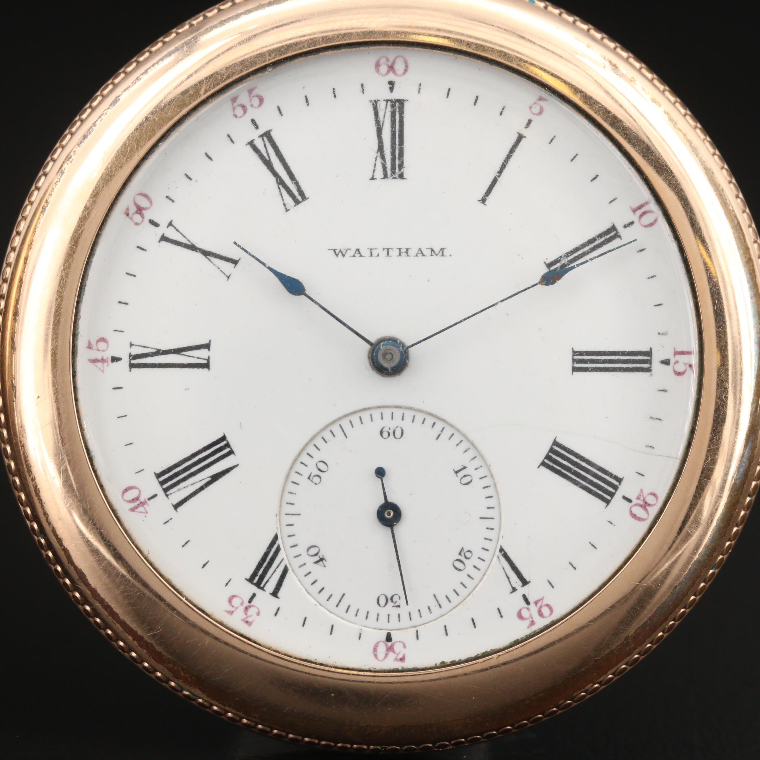 Antique Waltham and Burlington Pocket Watches