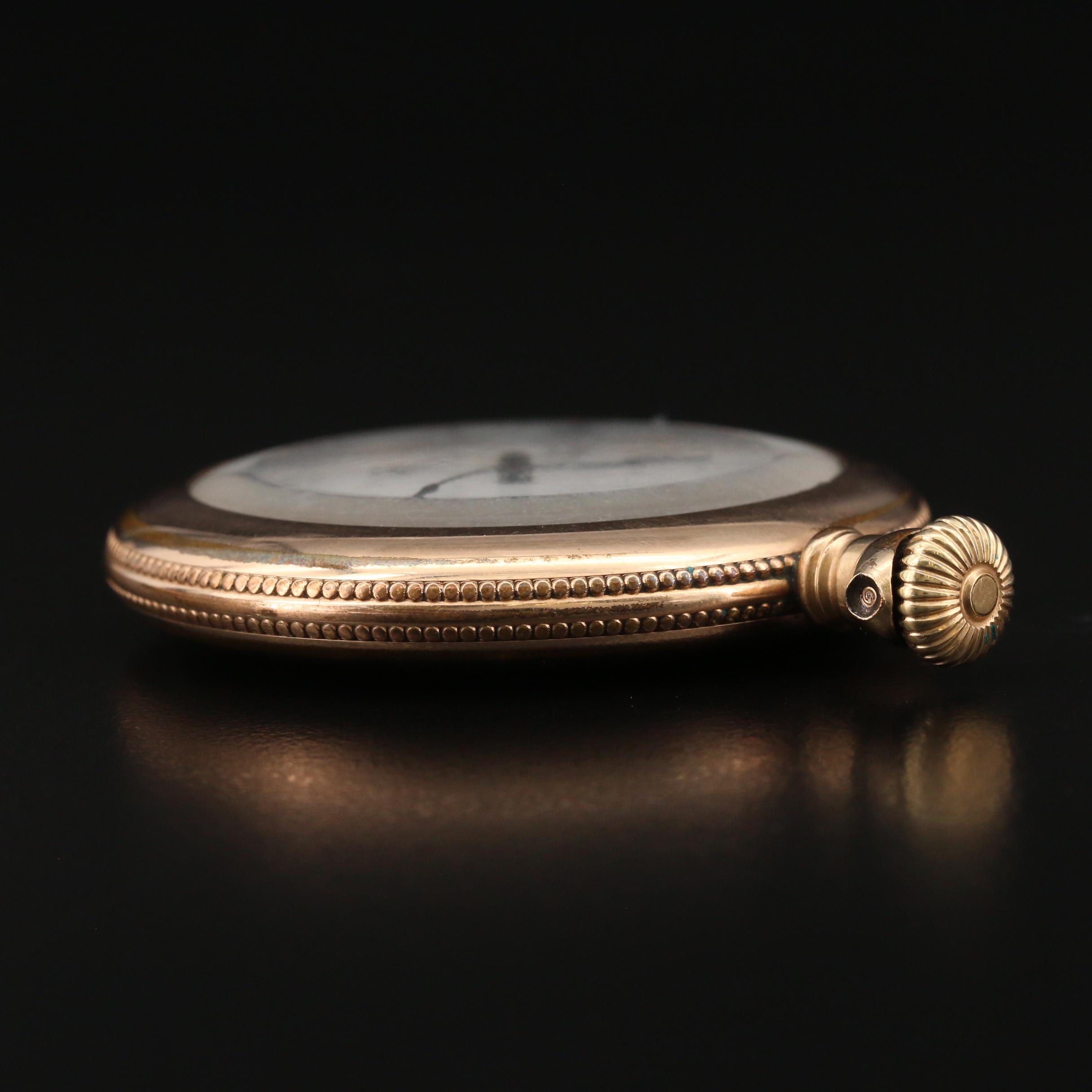 Antique Waltham and Burlington Pocket Watches