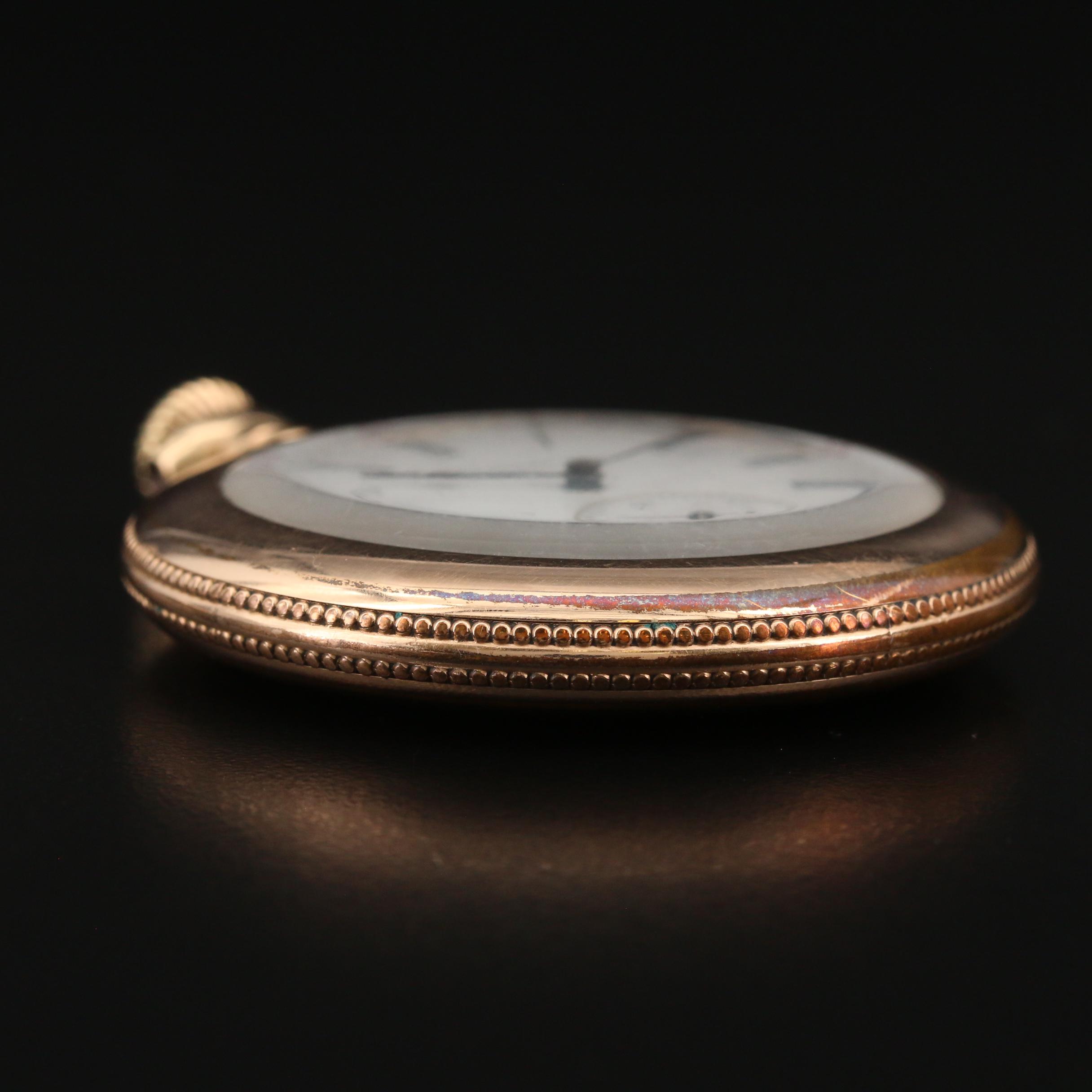 Antique Waltham and Burlington Pocket Watches