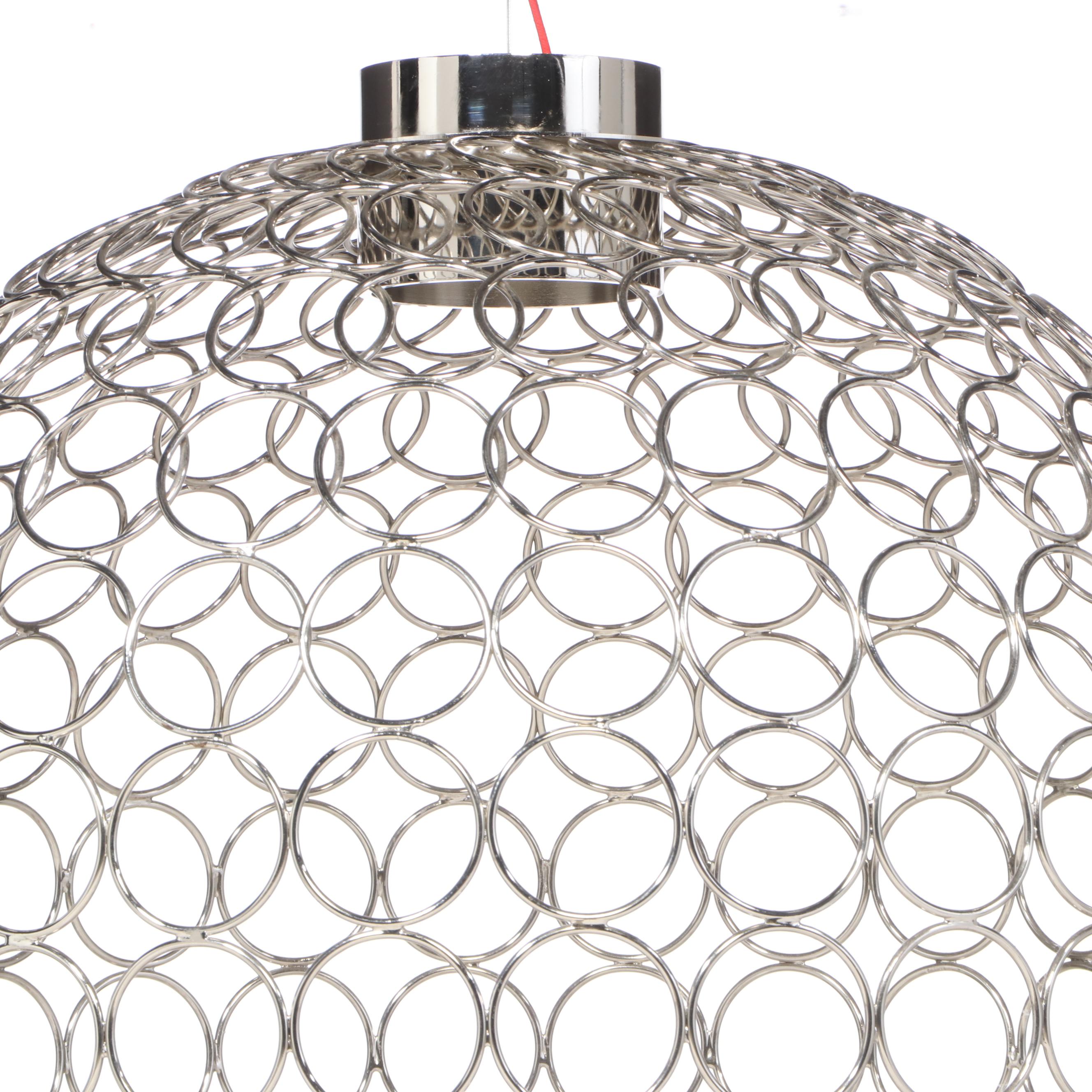 Bruno Rainaldi for Terzani "G.r.a." Metal Sphere Pendant