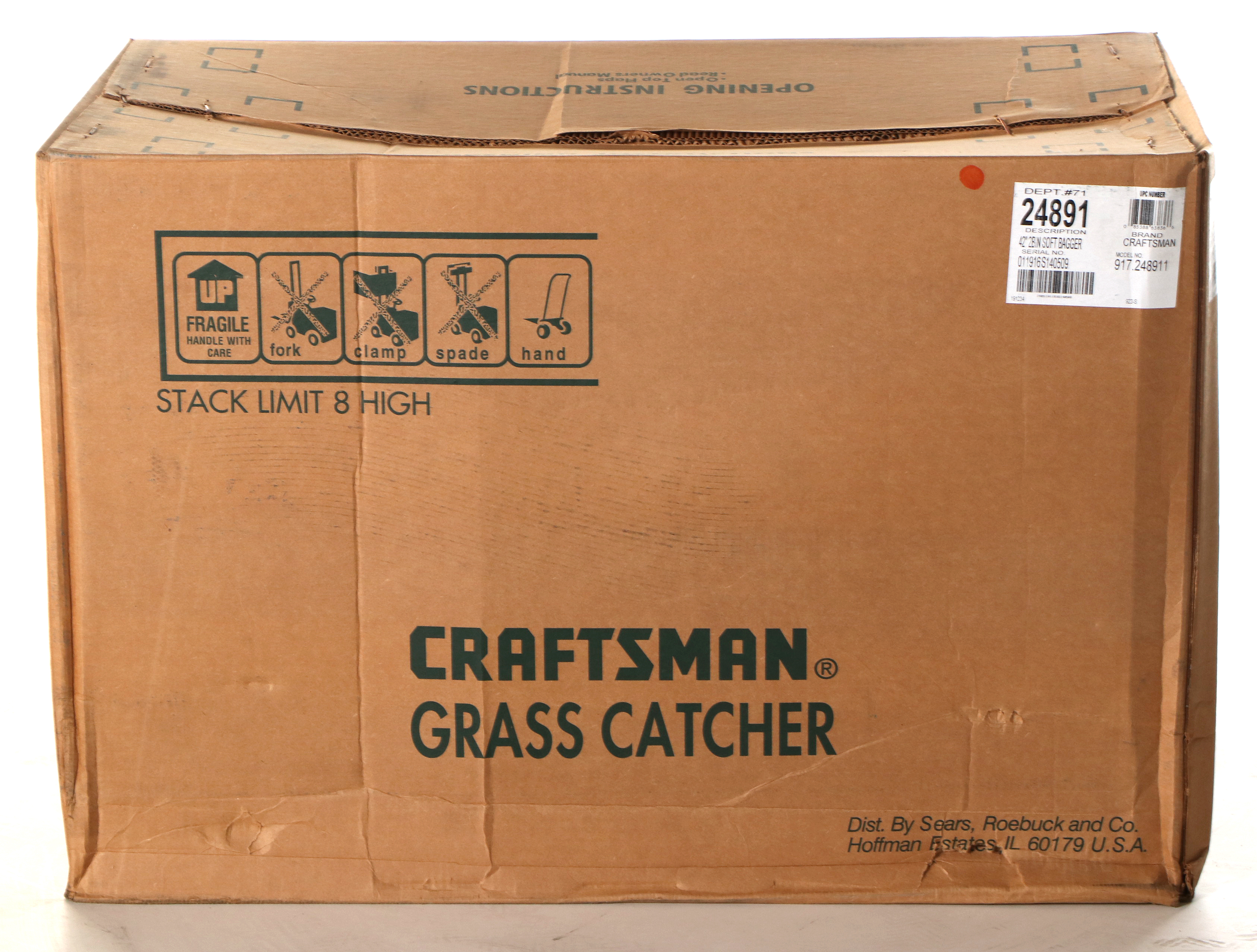 Craftsman 917 Series 42" Two-Bin Soft Bagger Grass Catcher