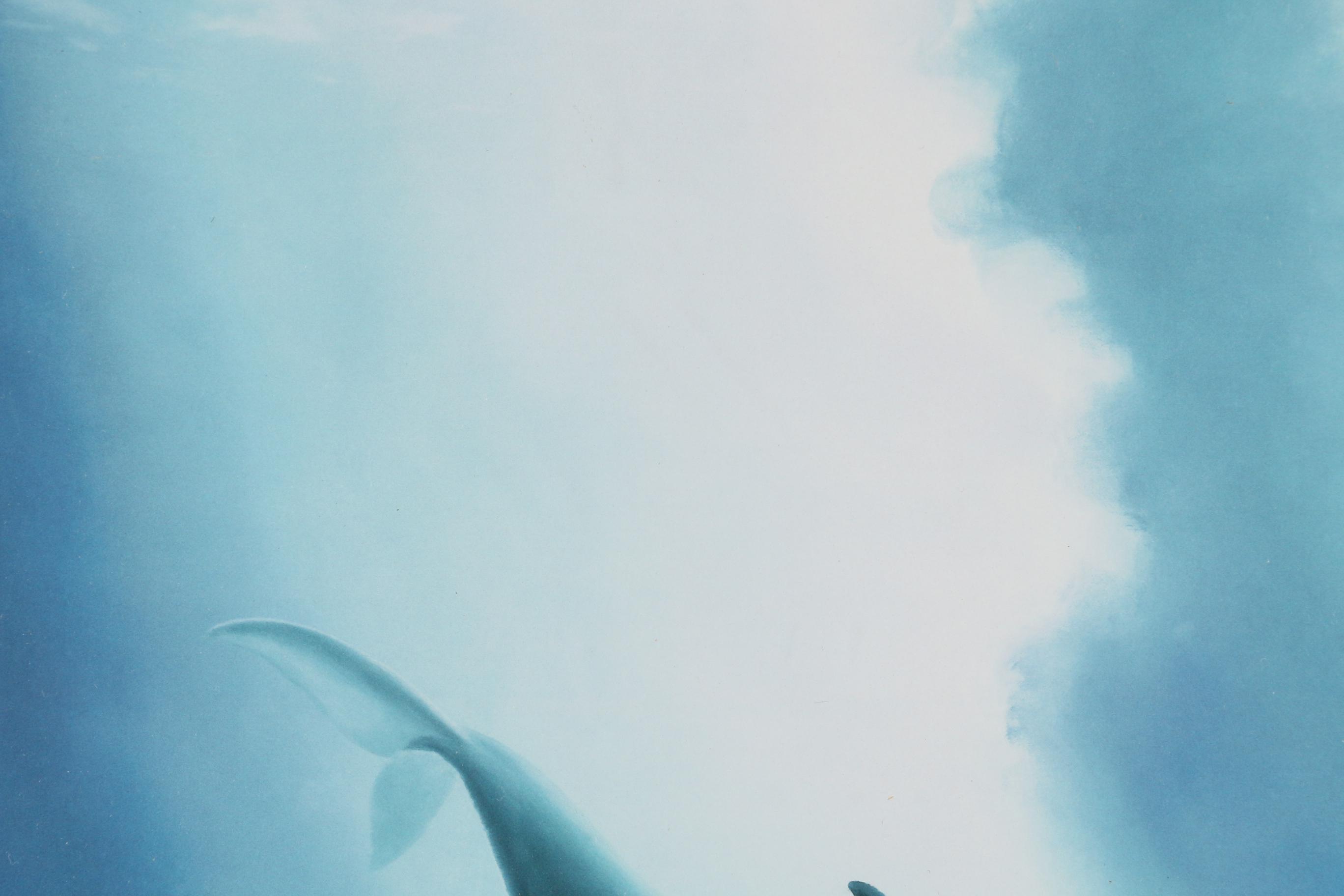 Giclée after Robert Wyland "Orca Trio," circa 2000