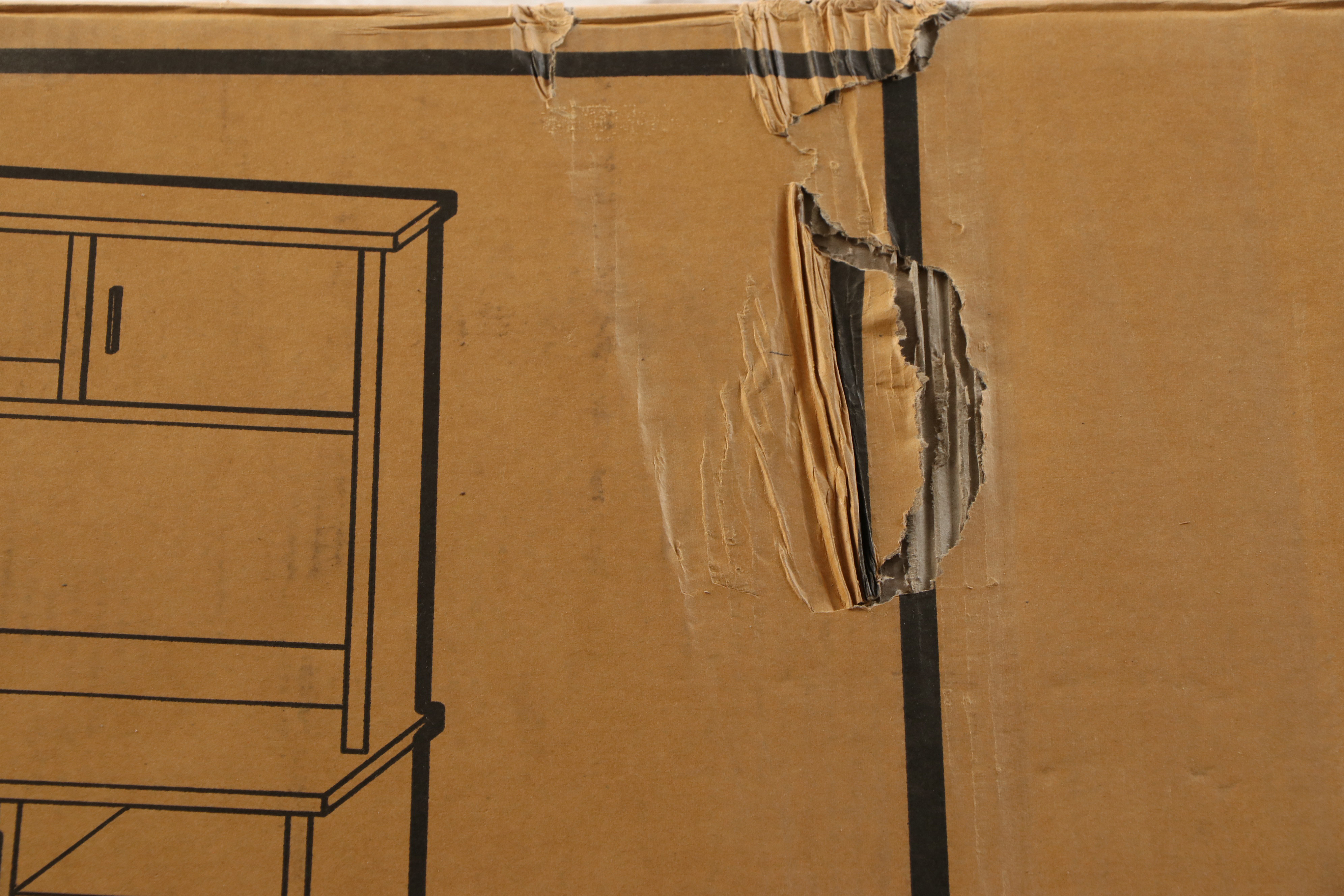 Realspace "DeJori" Contemporary Charcoal Finish Laminate L-Shaped Desk w/ Hutch